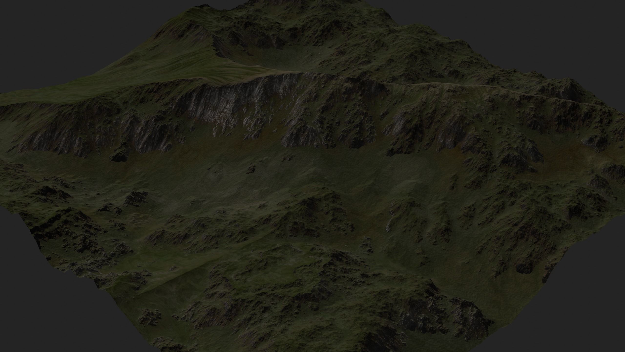 Mountain Set 1 Low-poly 3D model_67