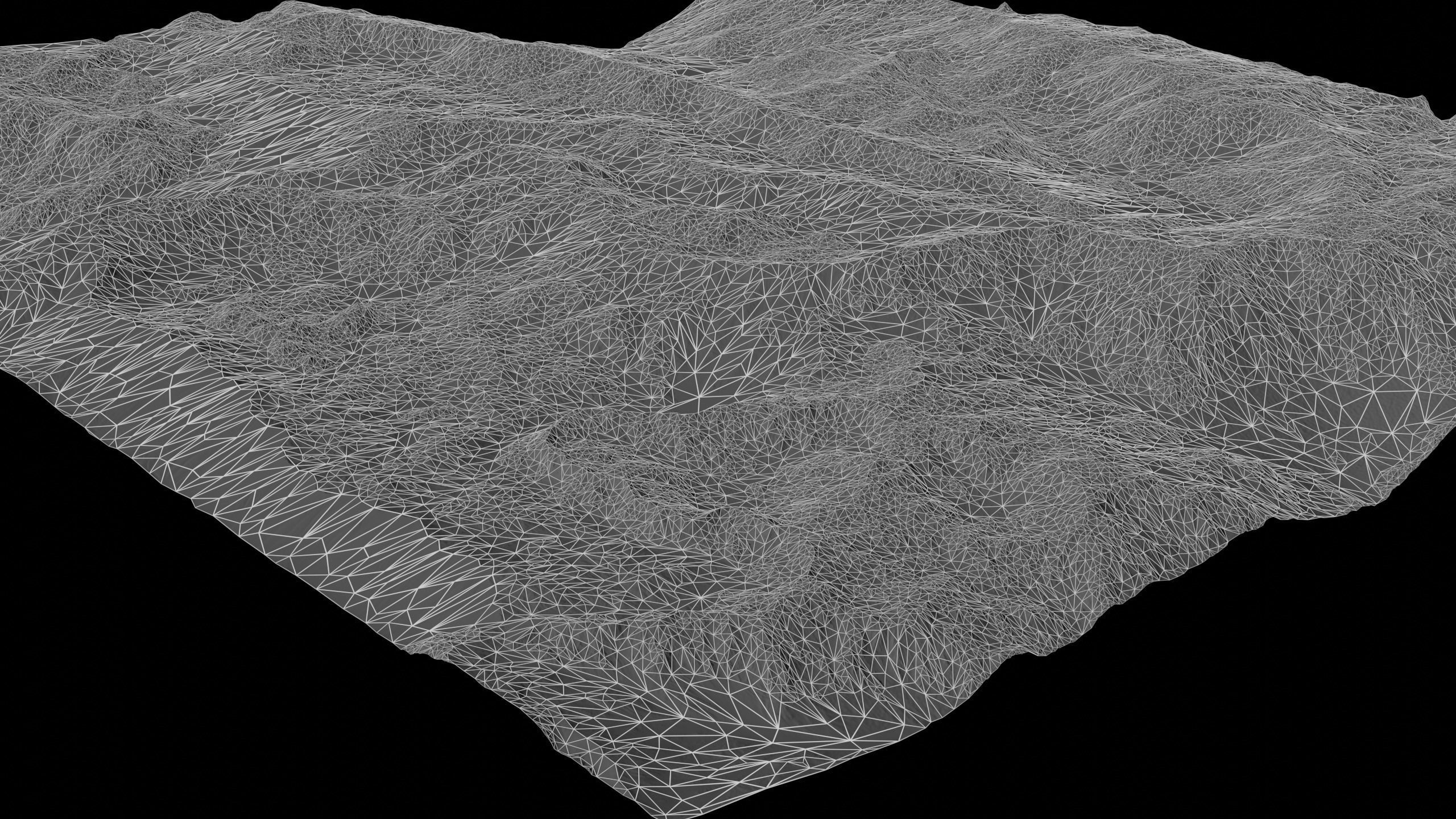 Mountain Set 1 Low-poly 3D model_47