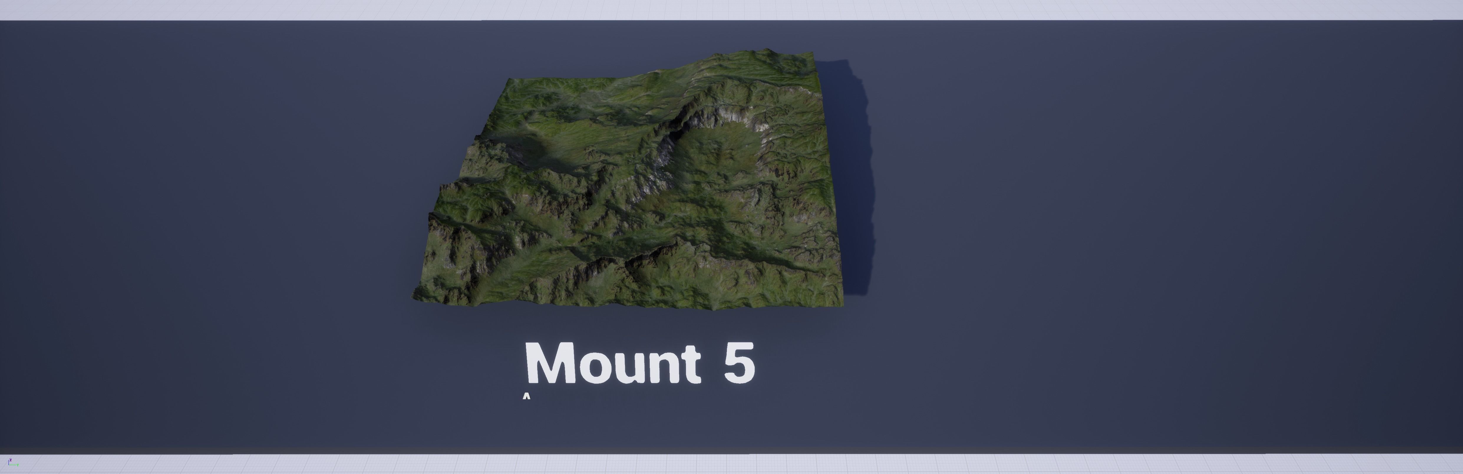 Mountain Set 1 Low-poly 3D model_28