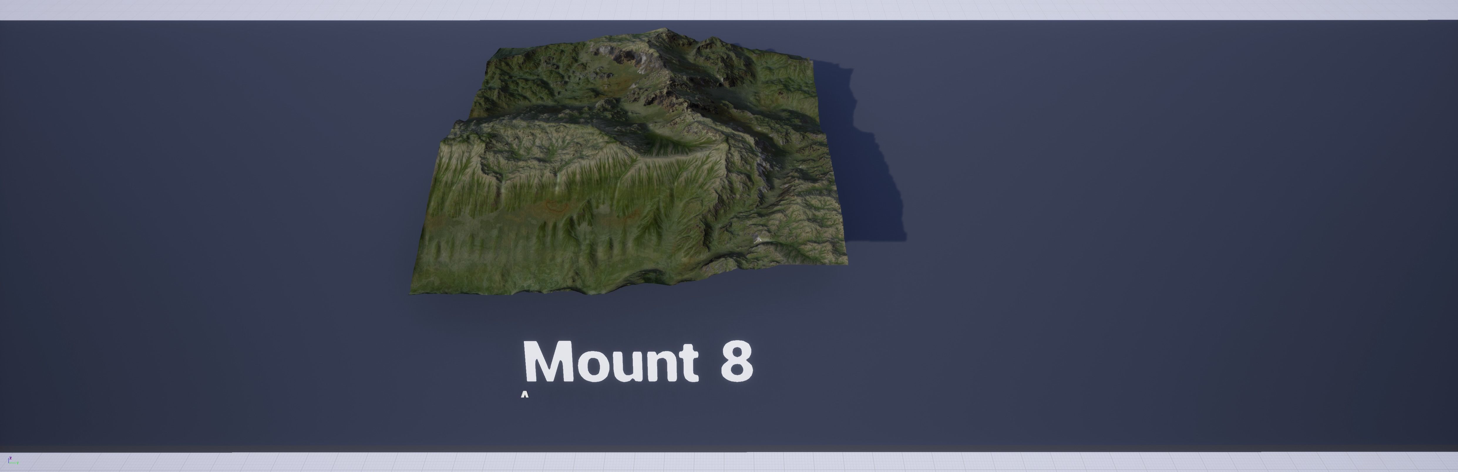 Mountain Set 1 Low-poly 3D model_50
