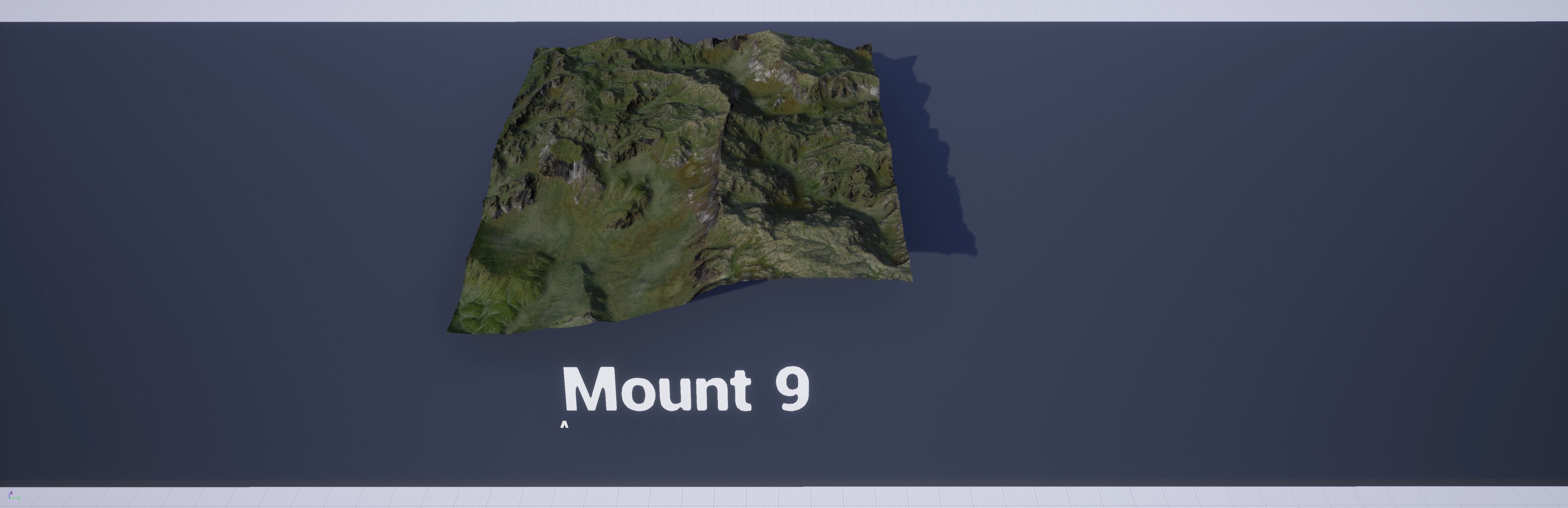 Mountain Set 1 Low-poly 3D model_56