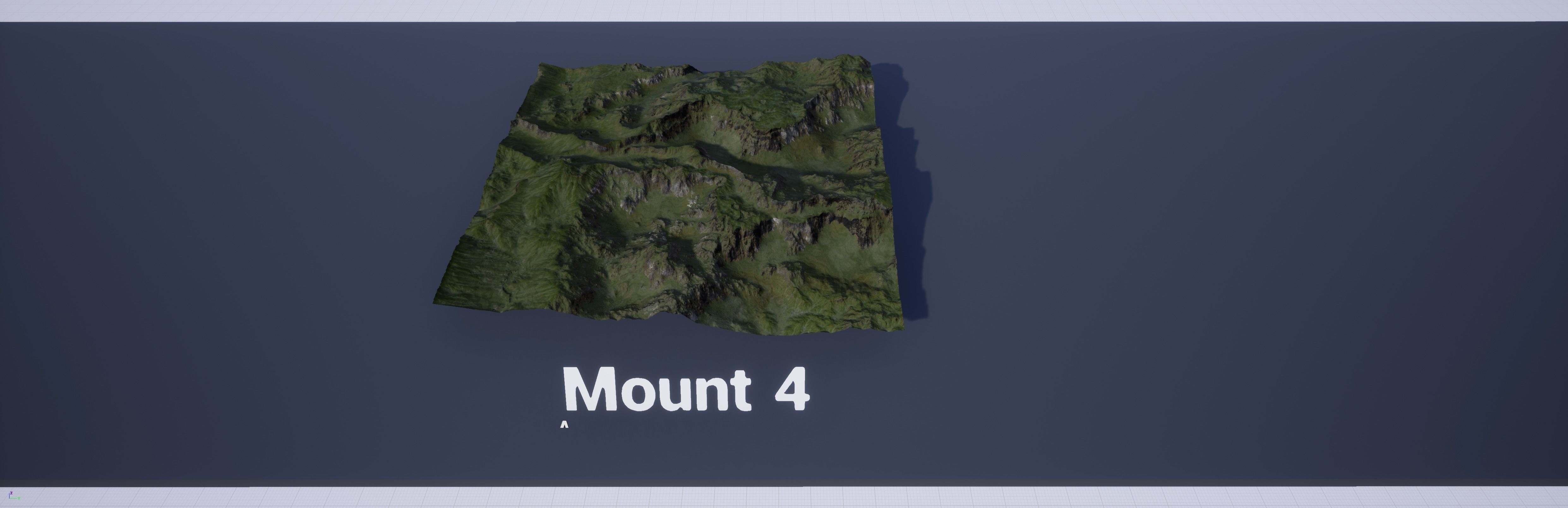 Mountain Set 1 Low-poly 3D model_23