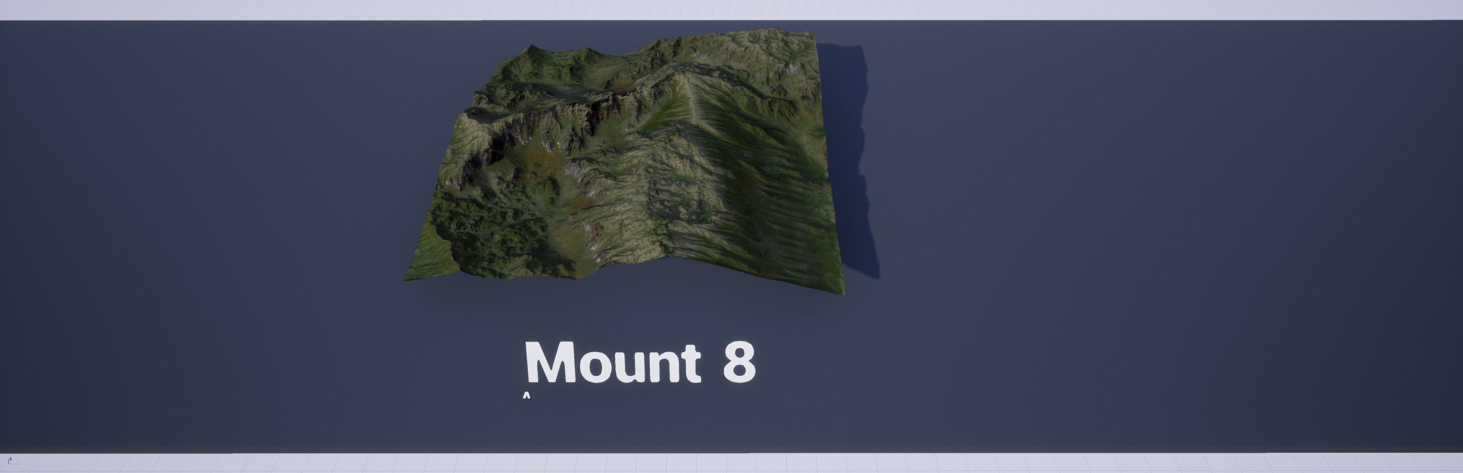 Mountain Set 1 Low-poly 3D model_49