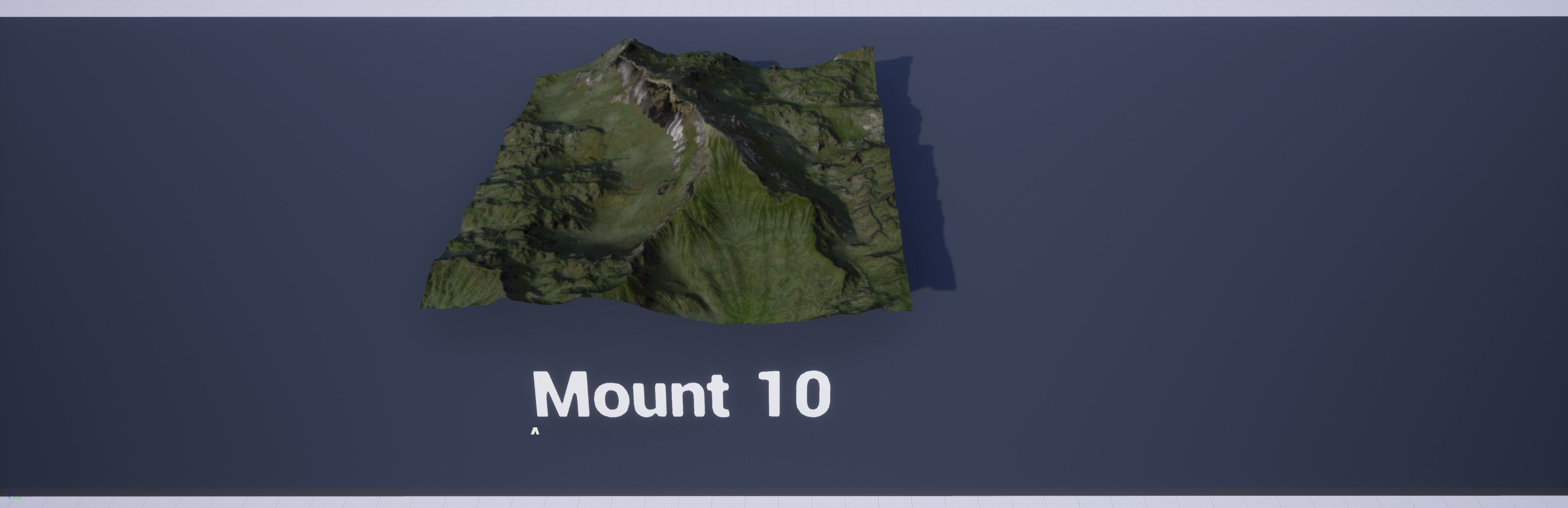 Mountain Set 1 Low-poly 3D model_62