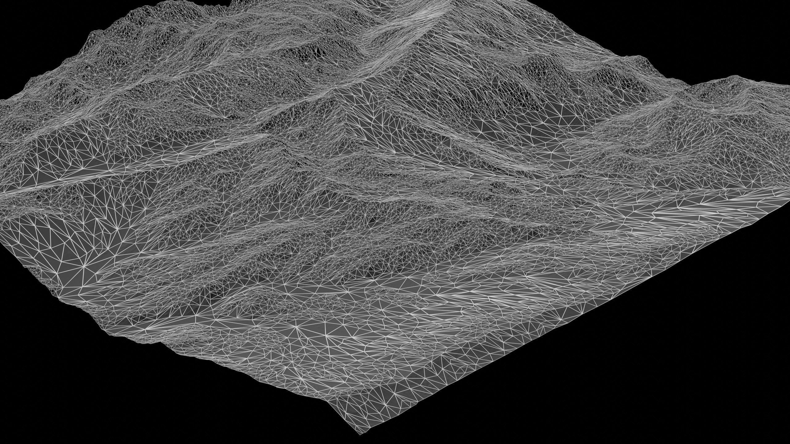 Mountain Set 1 Low-poly 3D model_15