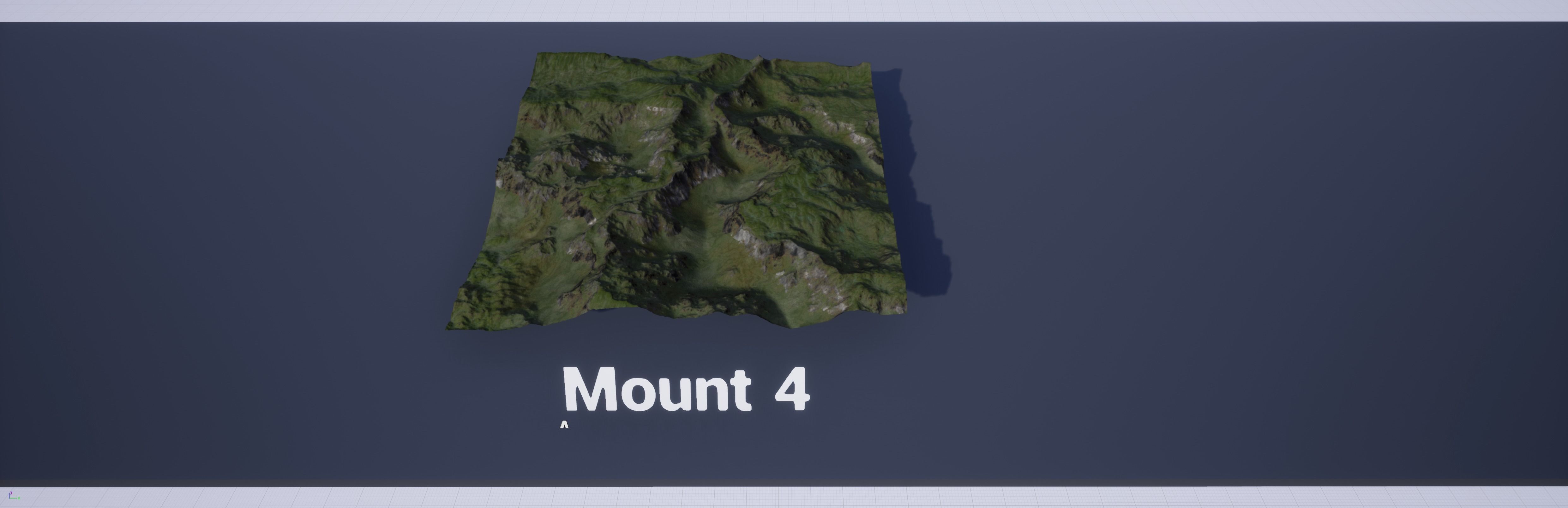 Mountain Set 1 Low-poly 3D model_20