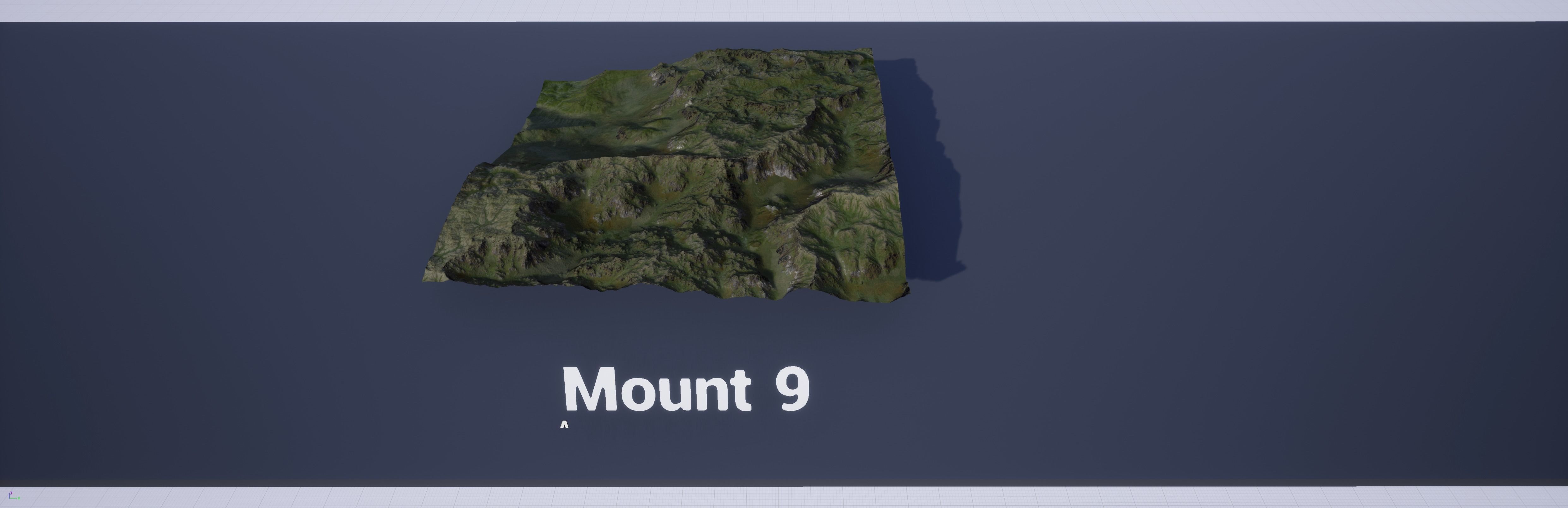 Mountain Set 1 Low-poly 3D model_57