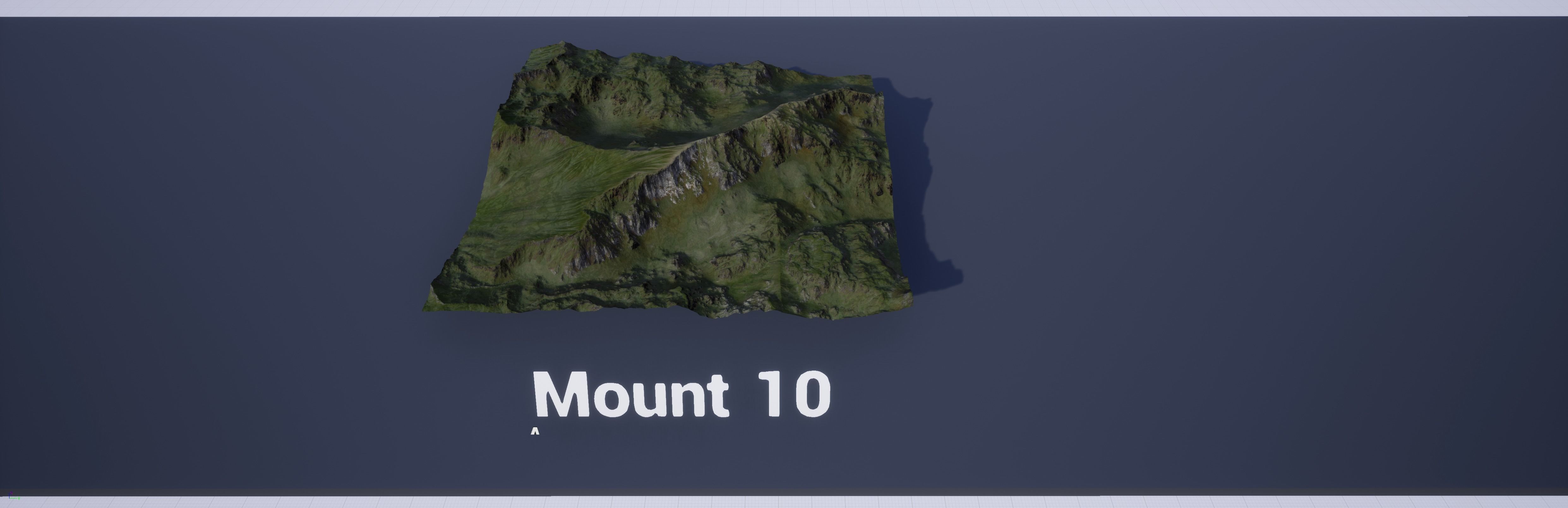 Mountain Set 1 Low-poly 3D model_63