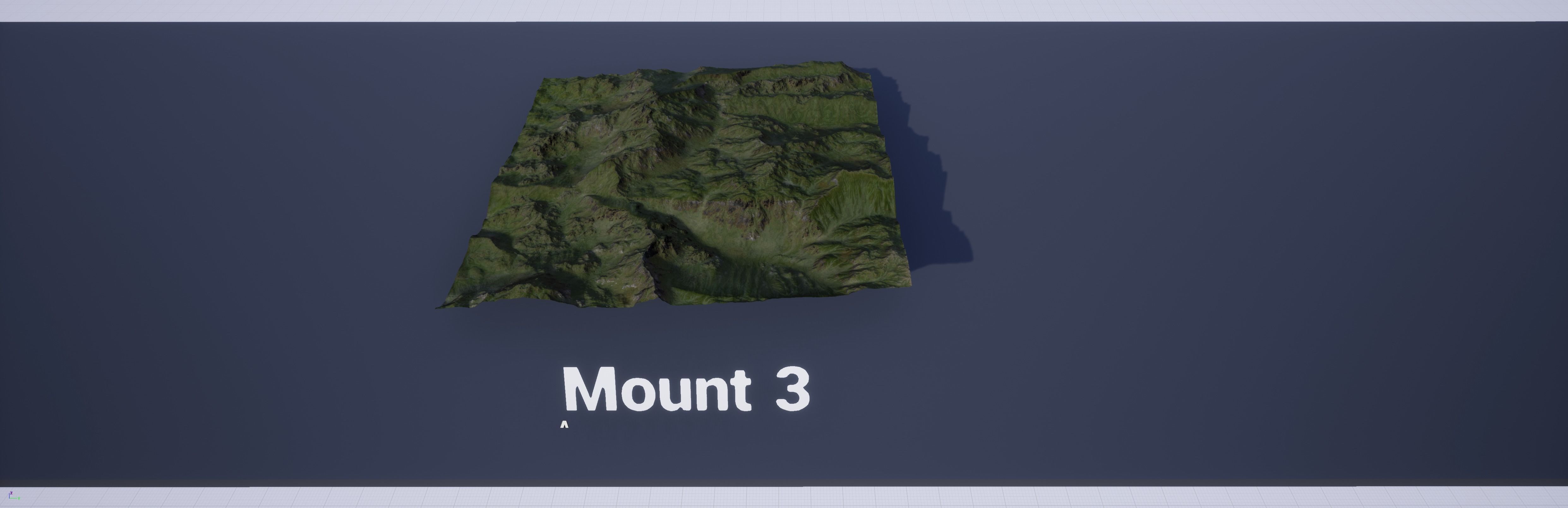 Mountain Set 1 Low-poly 3D model_19