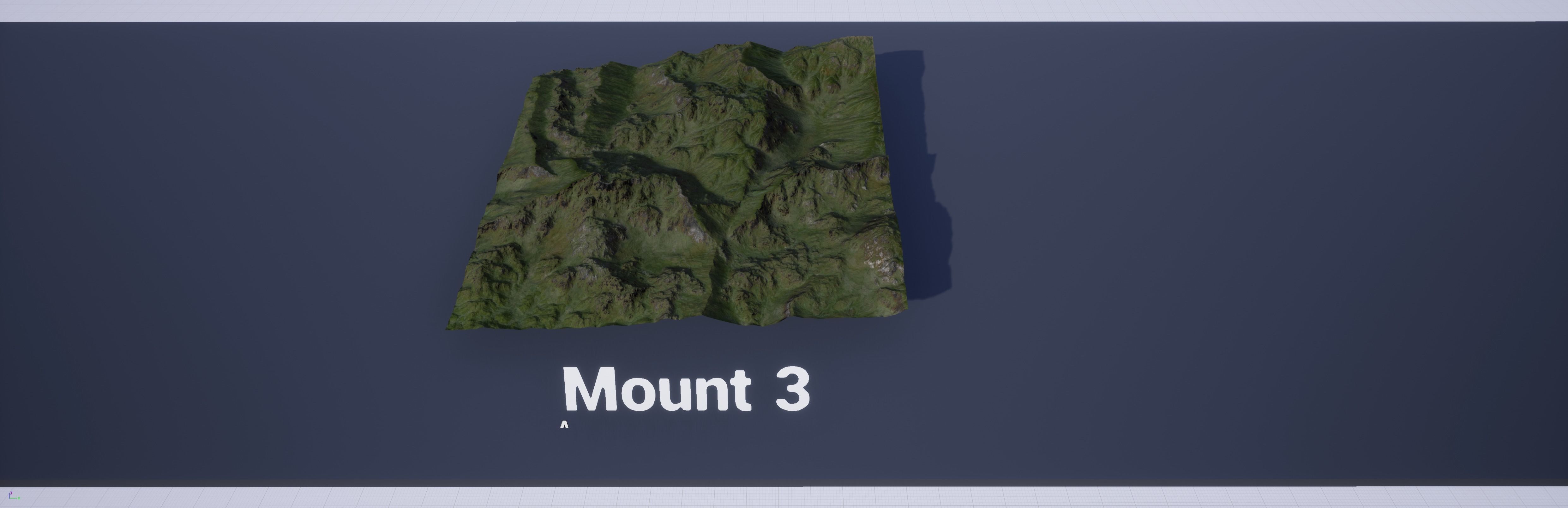 Mountain Set 1 Low-poly 3D model_18
