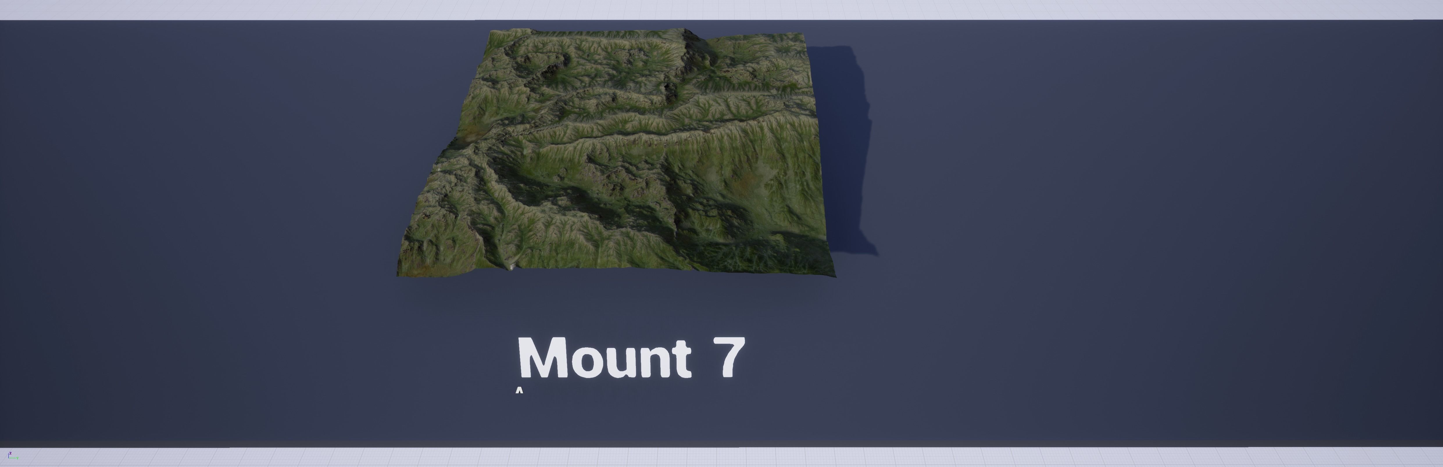 Mountain Set 1 Low-poly 3D model_44