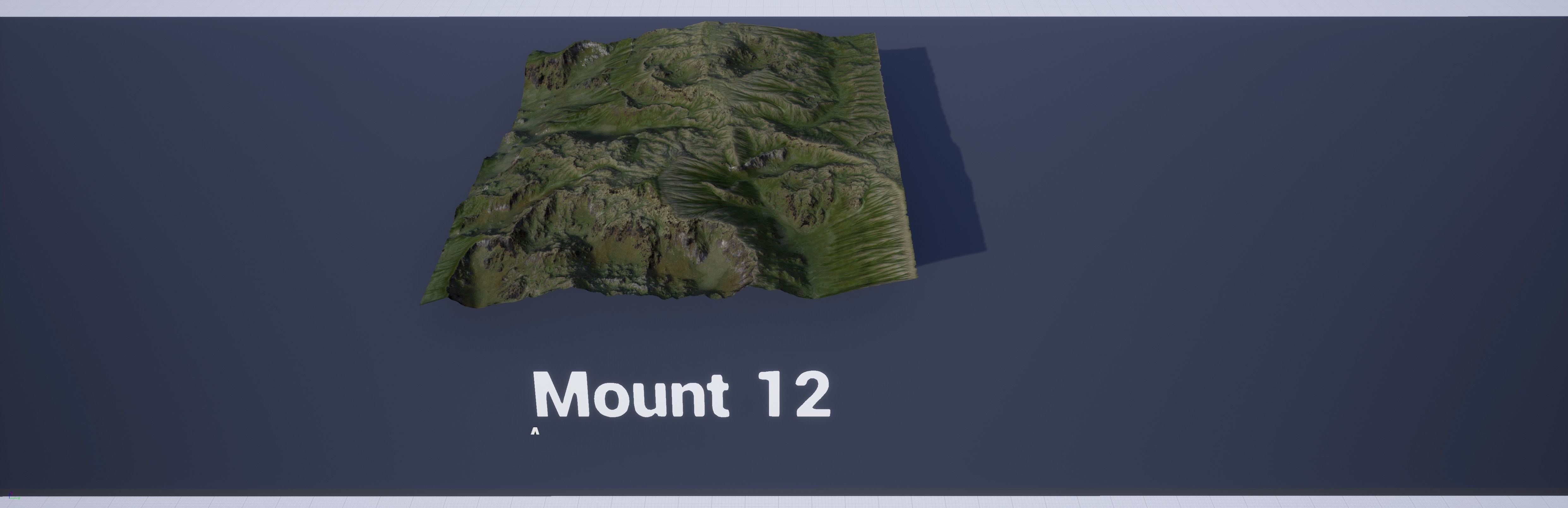Mountain Set 1 Low-poly 3D model_82