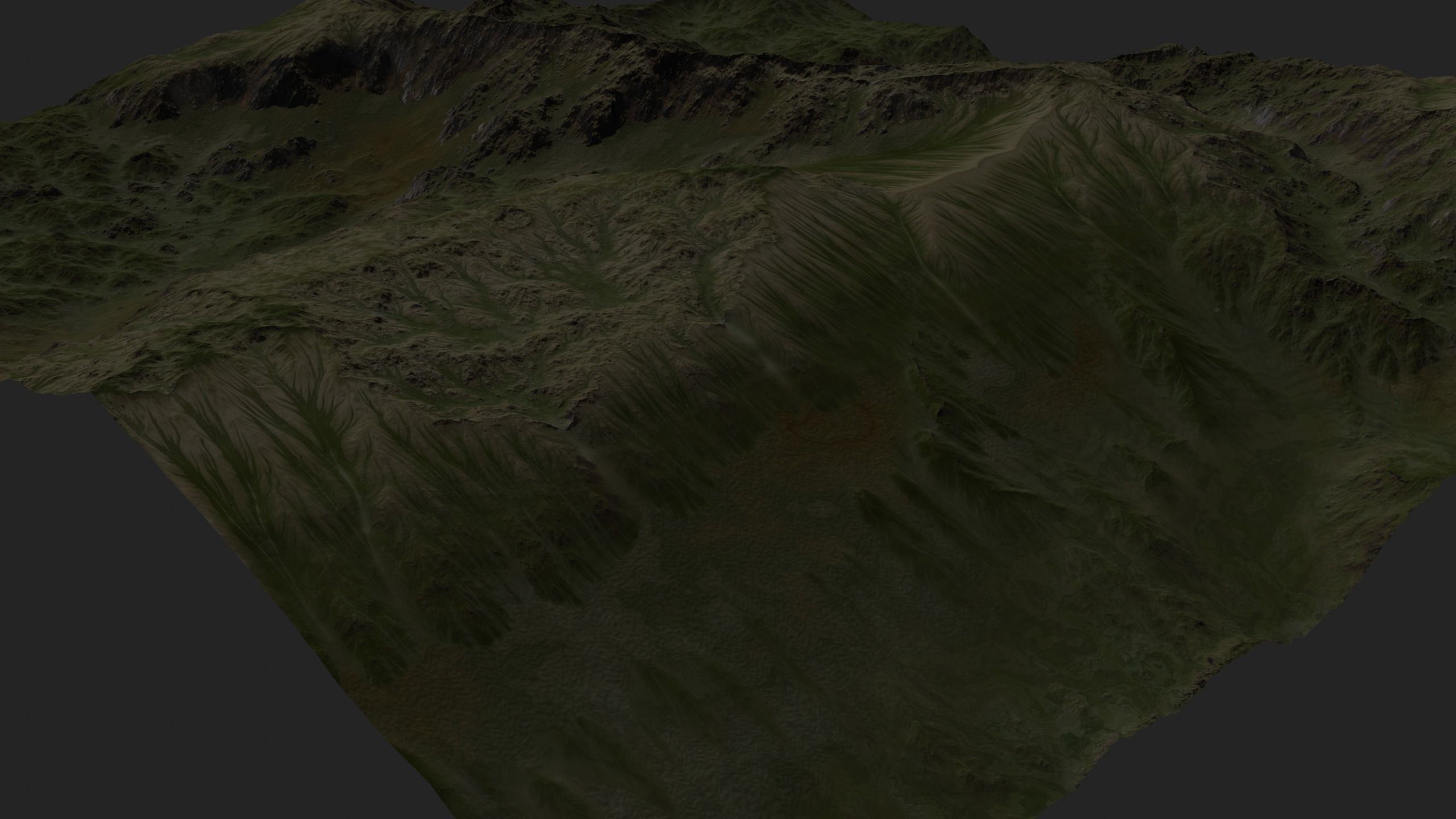 Mountain Set 1 Low-poly 3D model_53