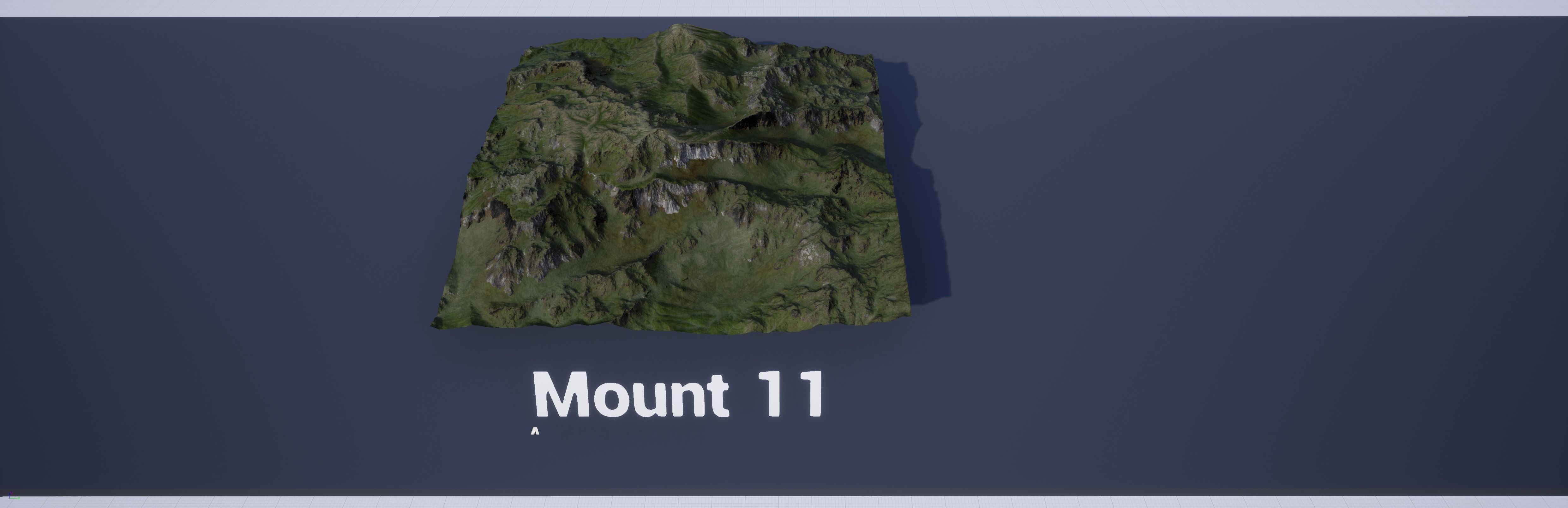 Mountain Set 1 Low-poly 3D model_72