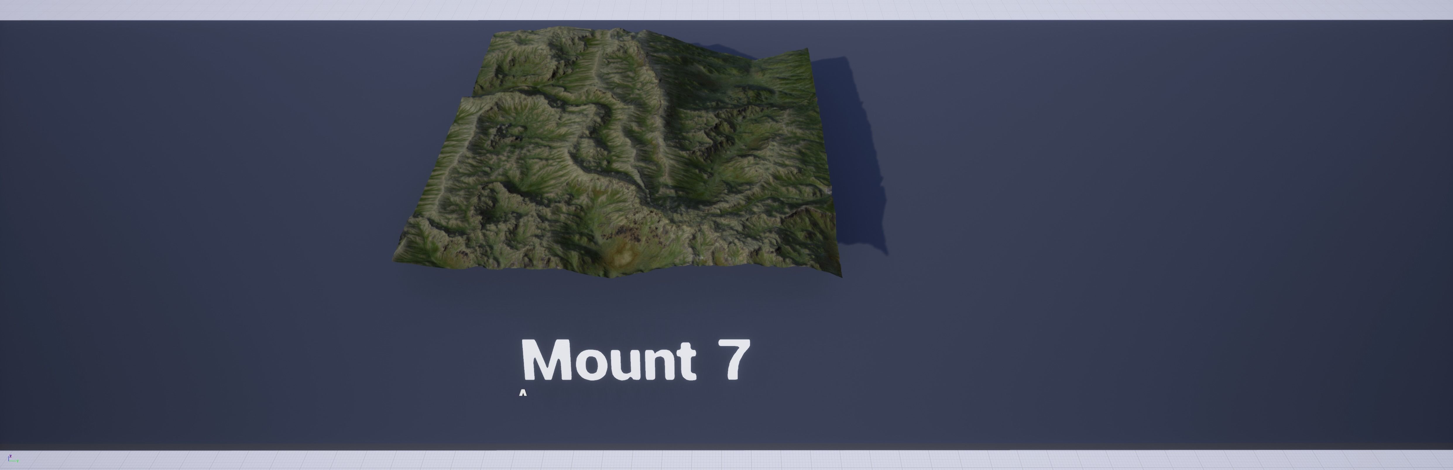 Mountain Set 1 Low-poly 3D model_43
