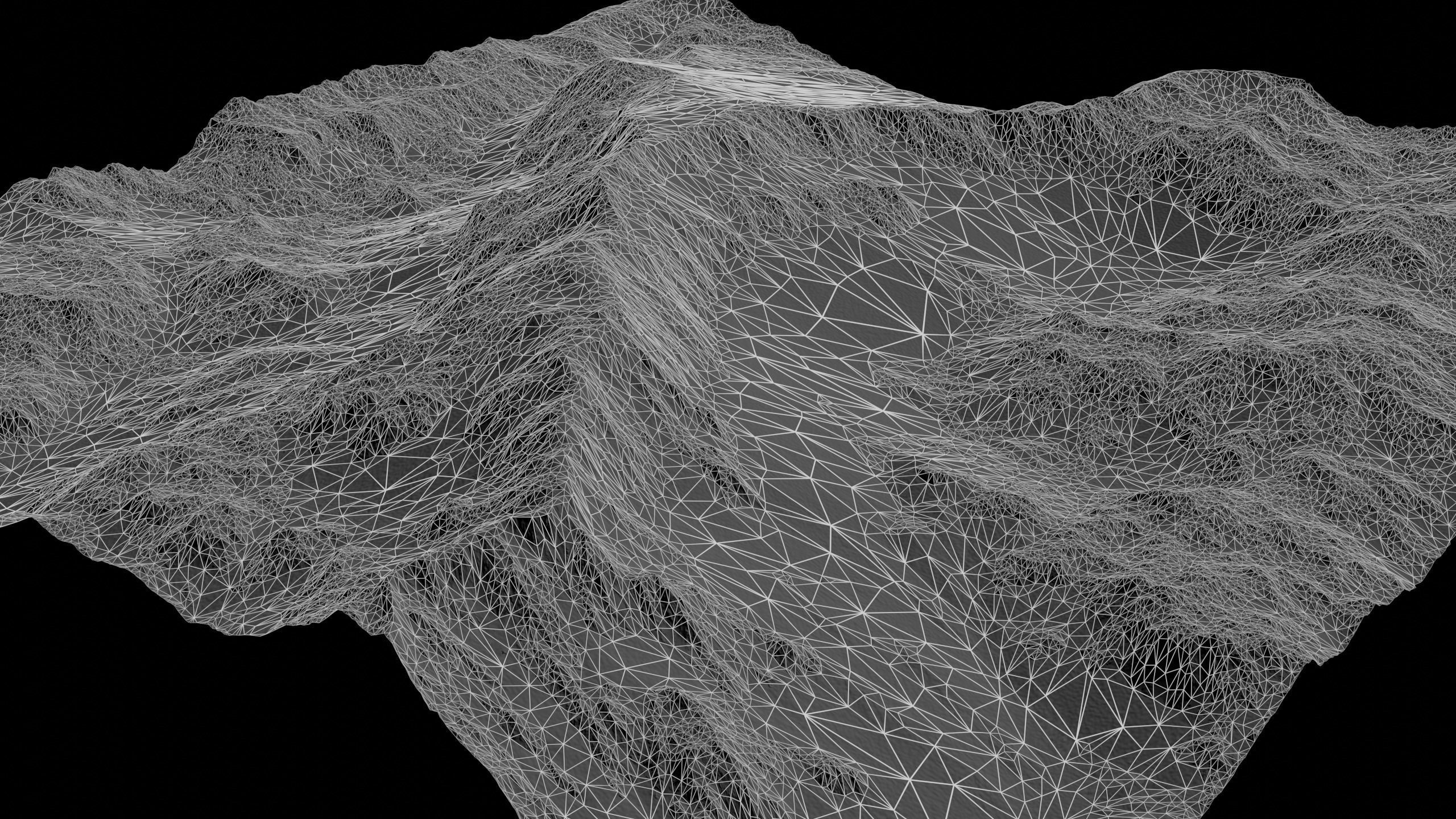 Mountain Set 1 Low-poly 3D model_68