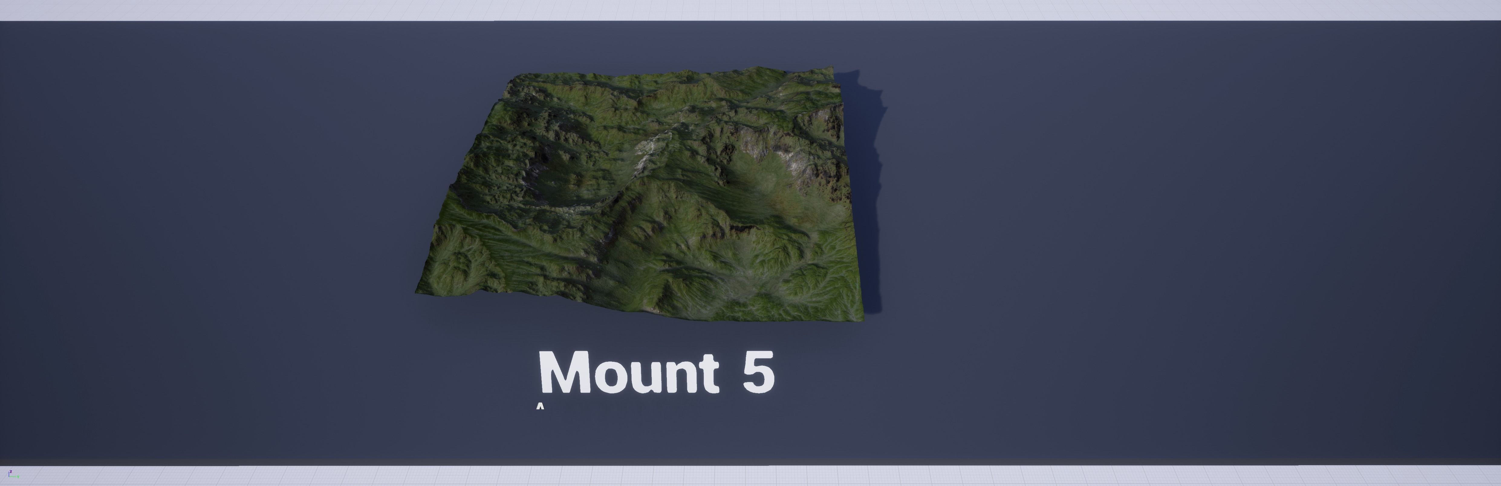 Mountain Set 1 Low-poly 3D model_30