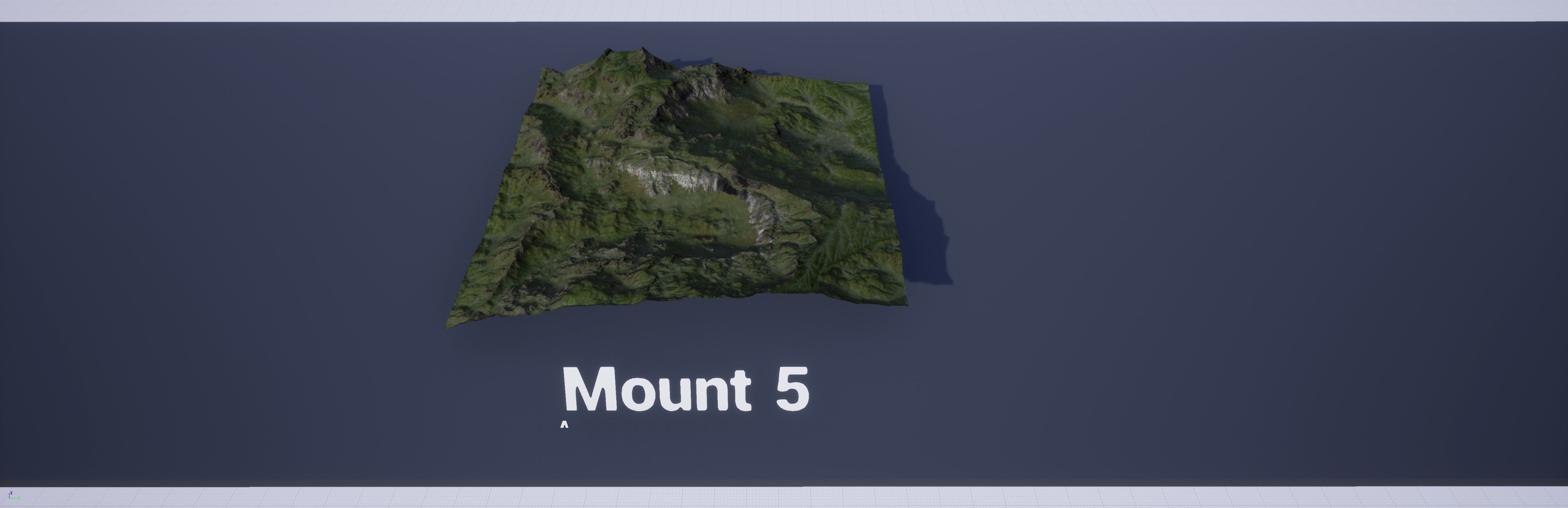 Mountain Set 1 Low-poly 3D model_29