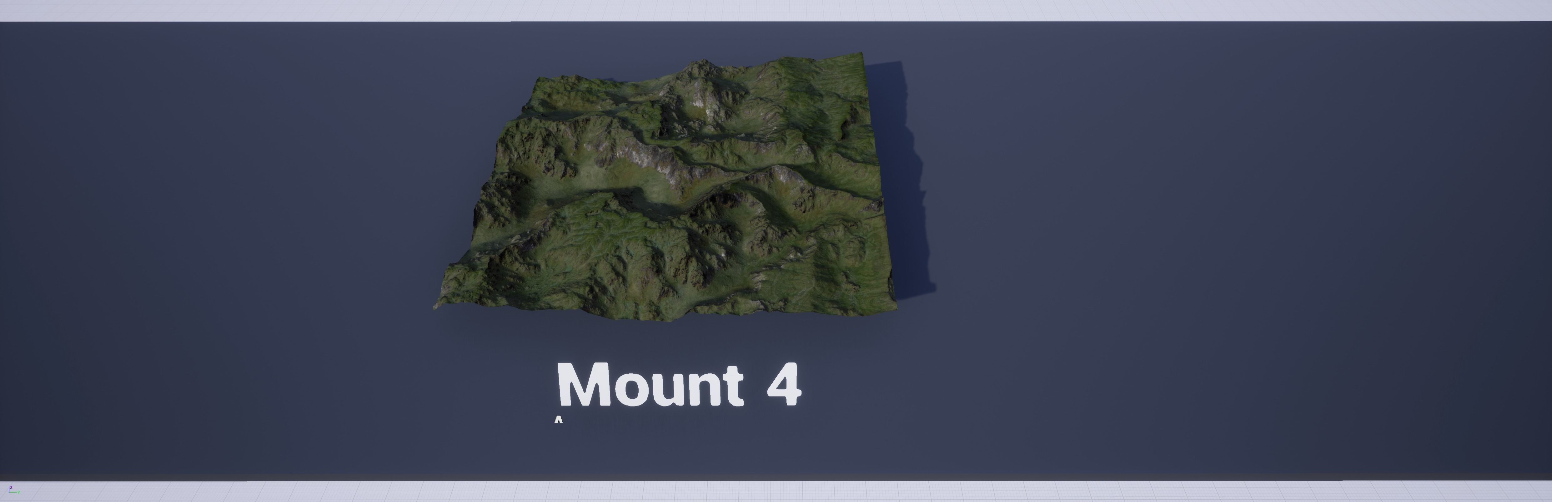 Mountain Set 1 Low-poly 3D model_21
