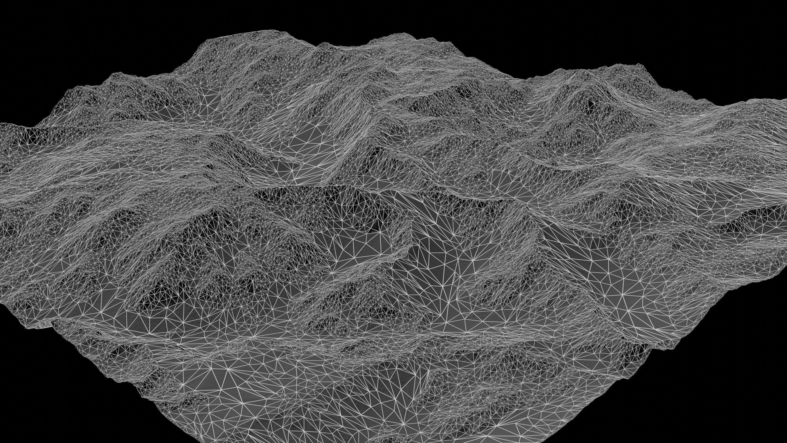 Mountain Set 1 Low-poly 3D model_26