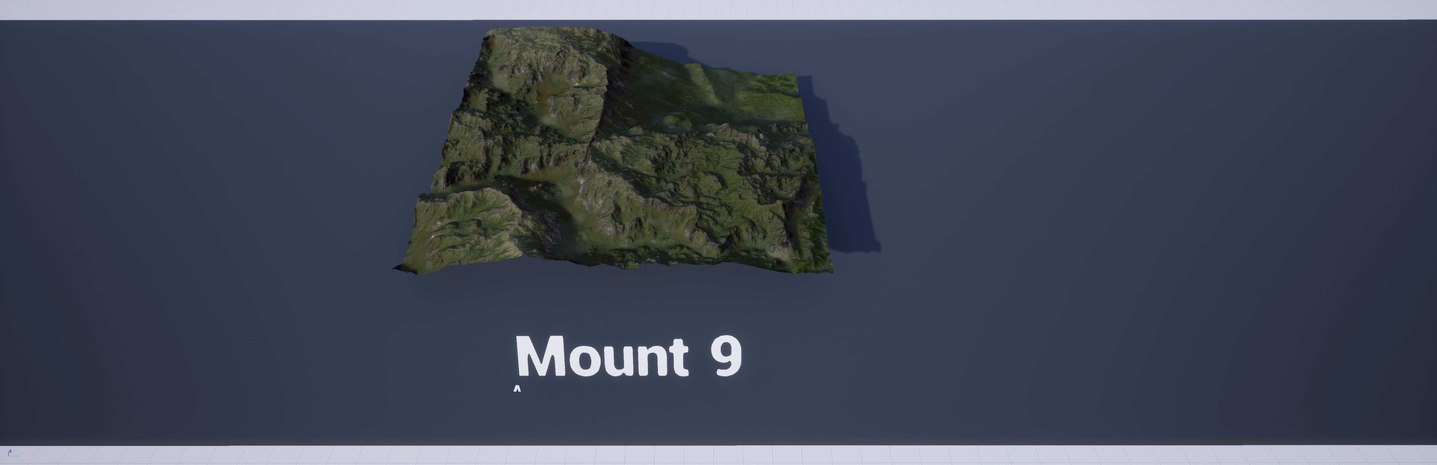 Mountain Set 1 Low-poly 3D model_58