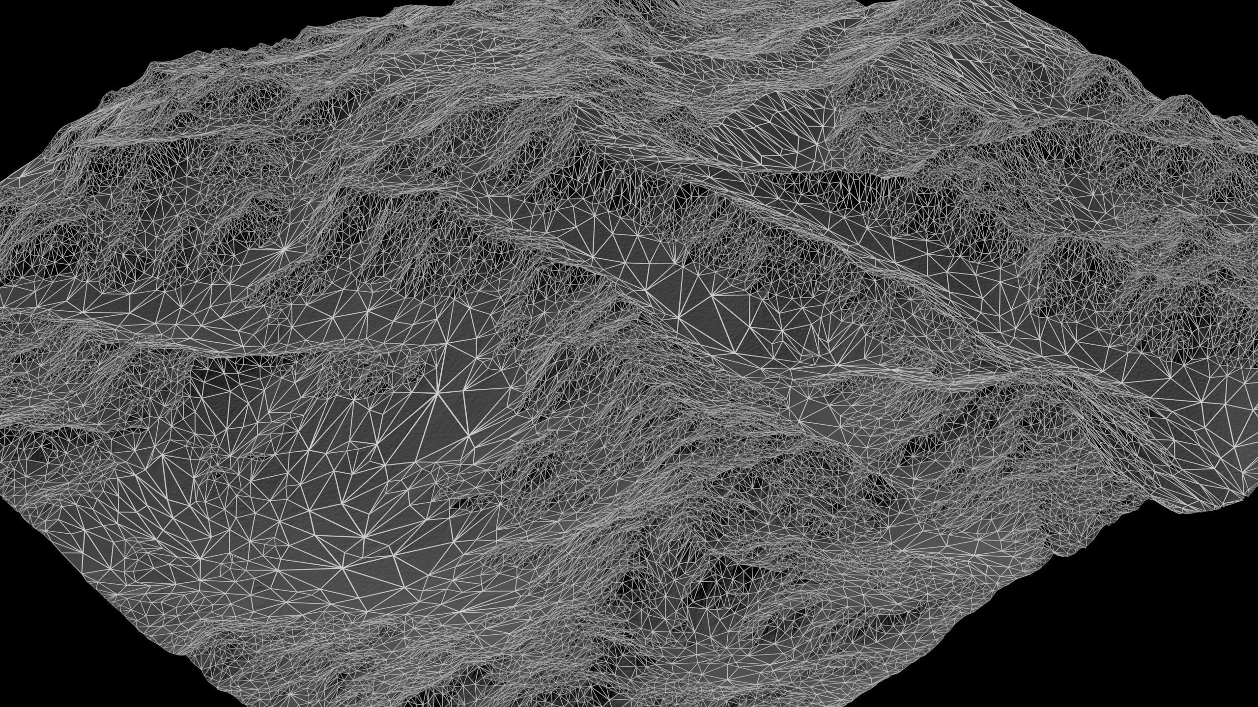 Mountain Set 1 Low-poly 3D model_78