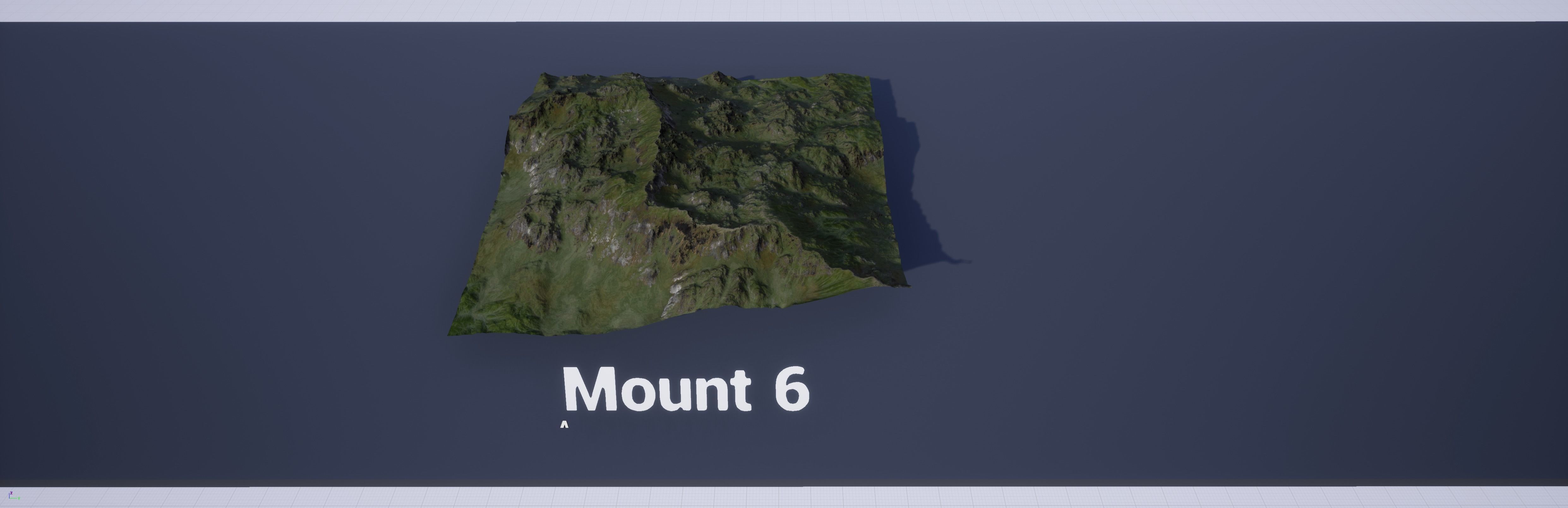Mountain Set 1 Low-poly 3D model_35