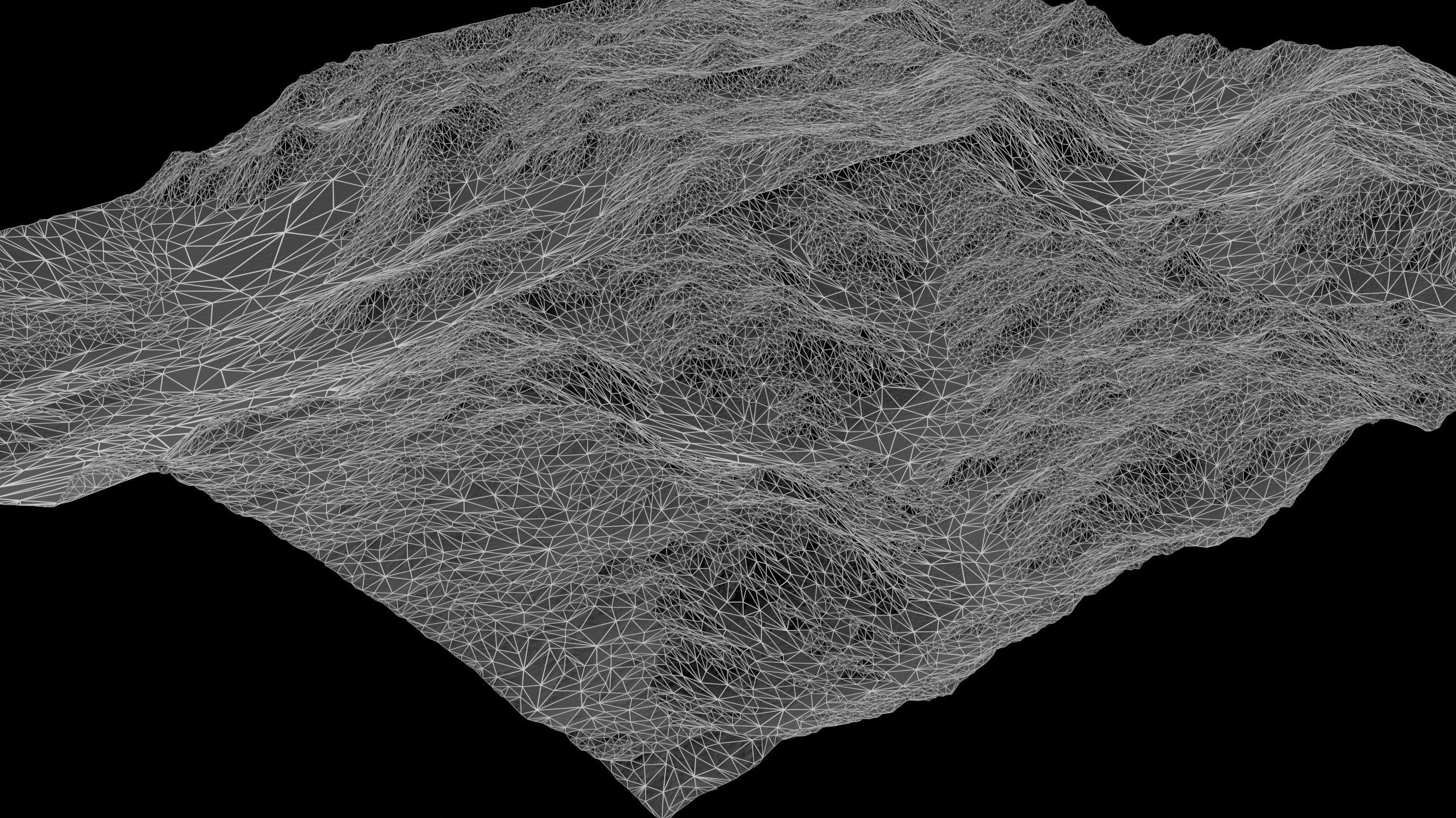 Mountain Set 1 Low-poly 3D model_61
