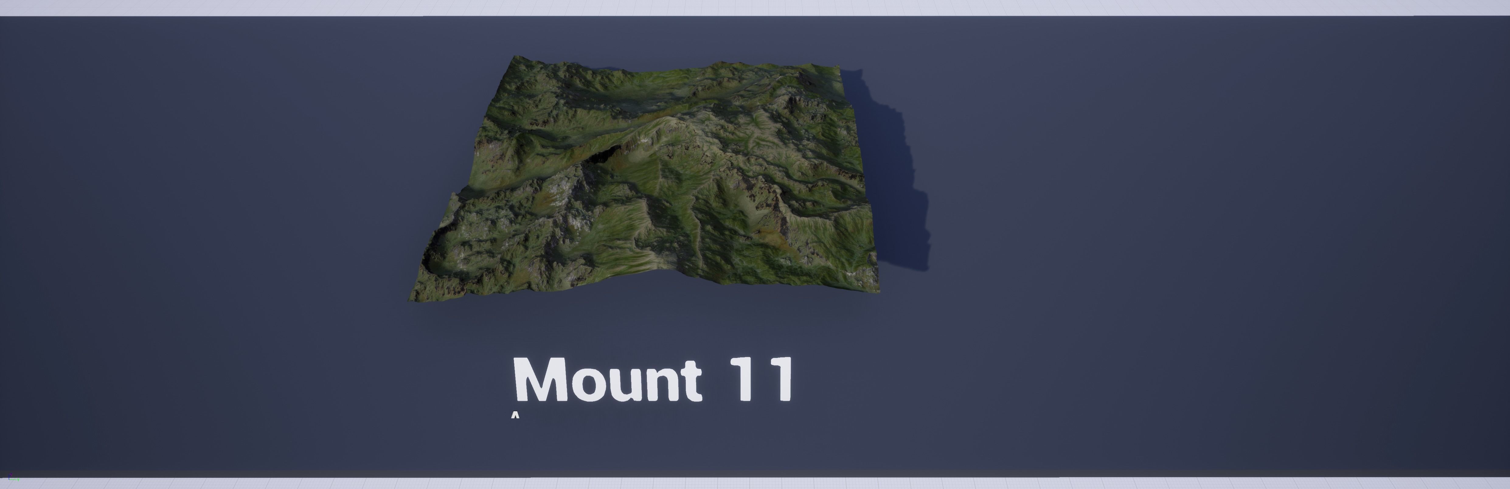 Mountain Set 1 Low-poly 3D model_75