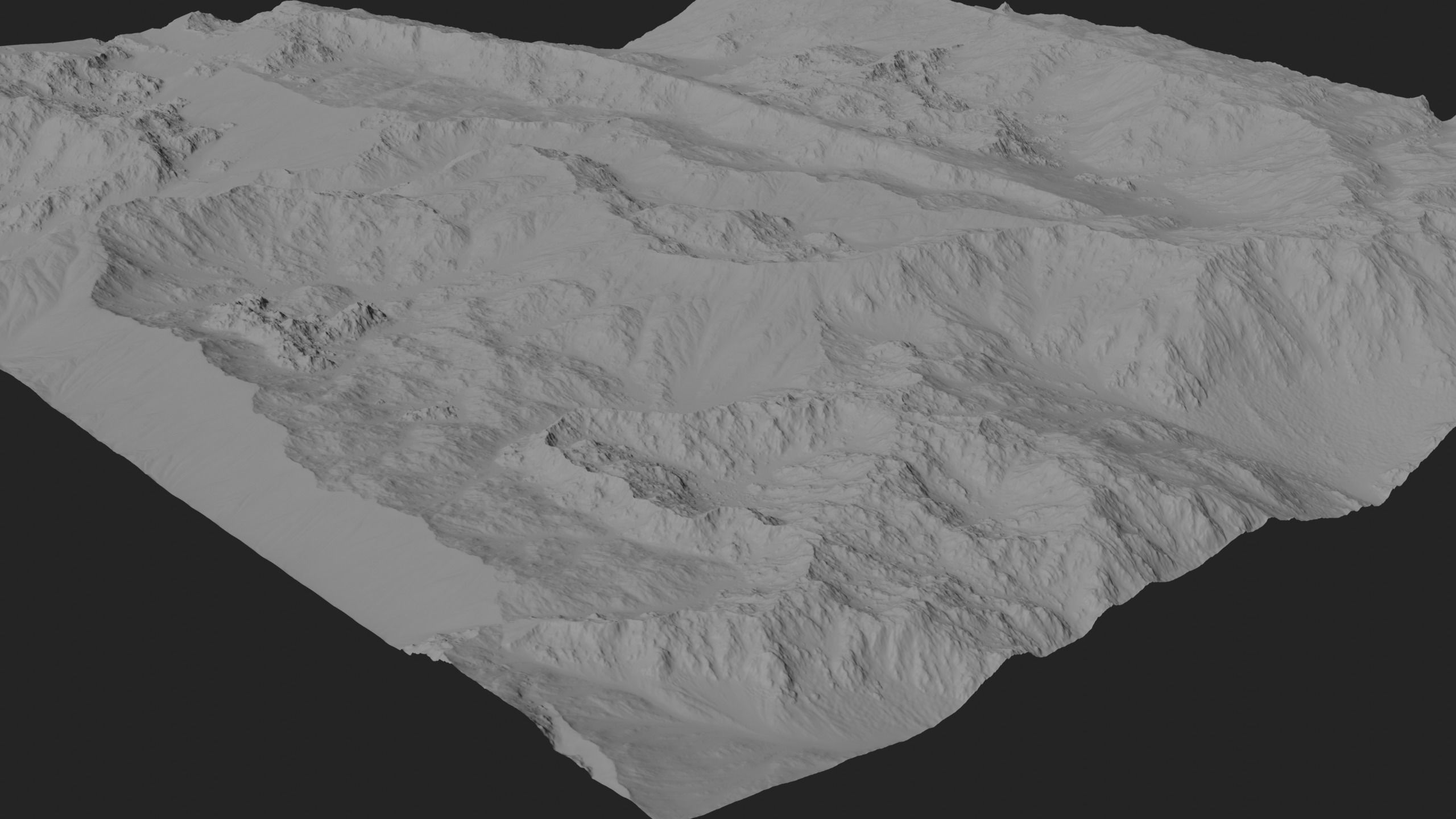 Mountain Set 1 Low-poly 3D model_45