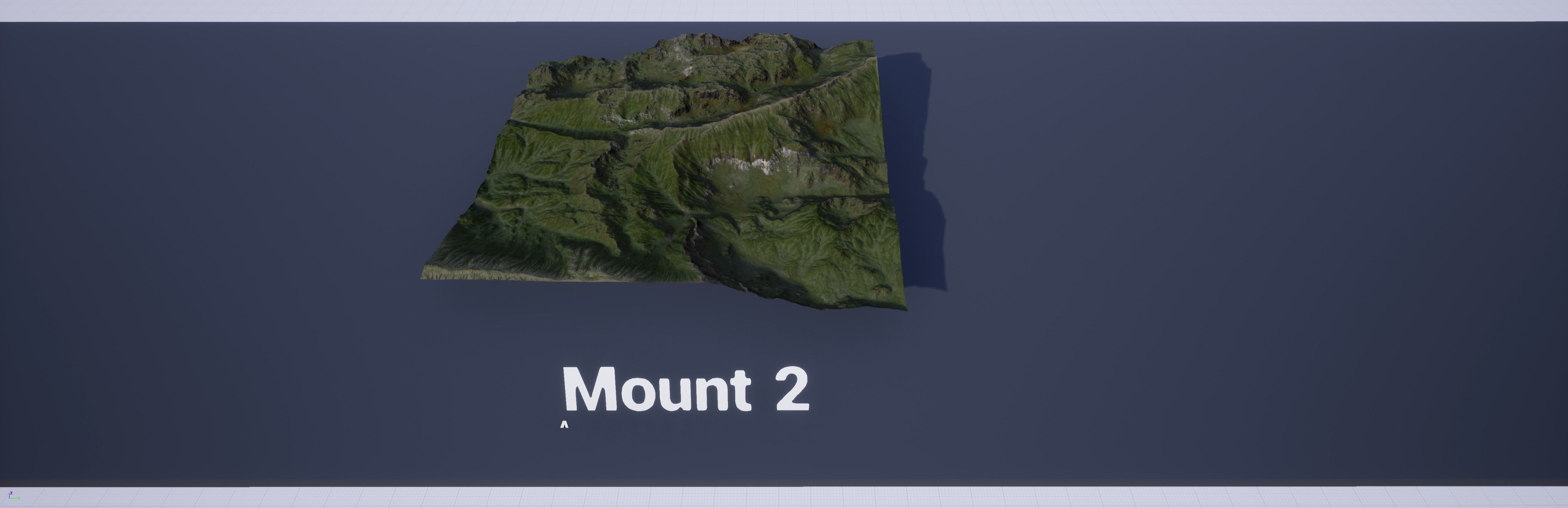 Mountain Set 1 Low-poly 3D model_11