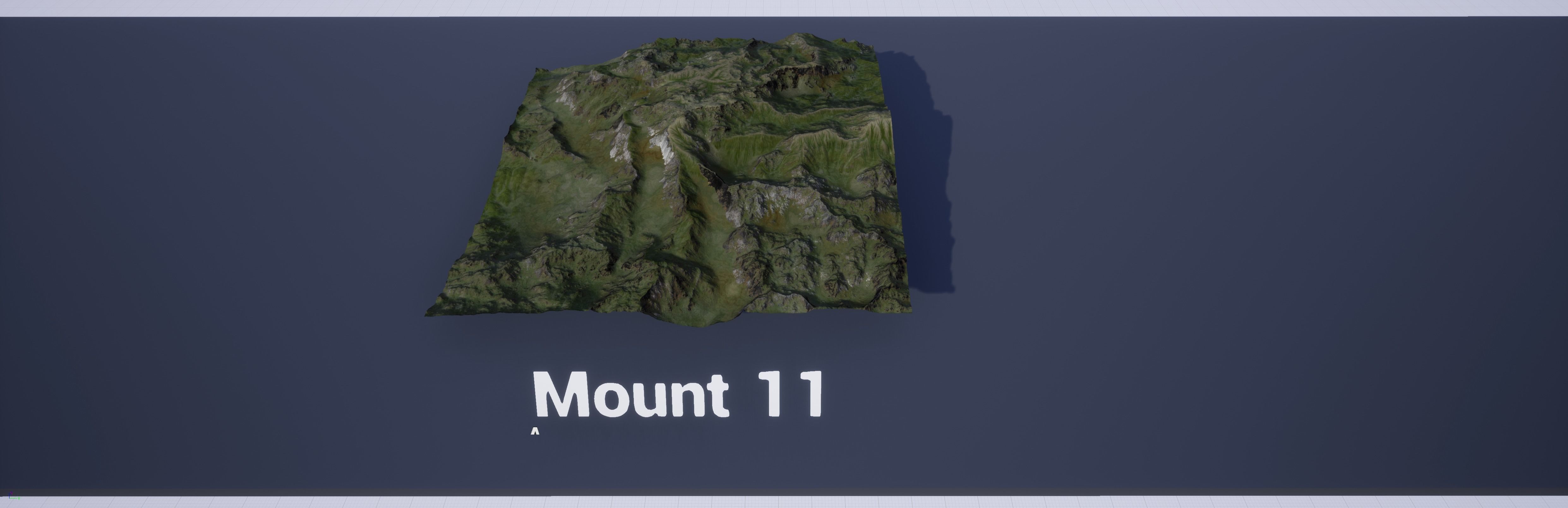 Mountain Set 1 Low-poly 3D model_74