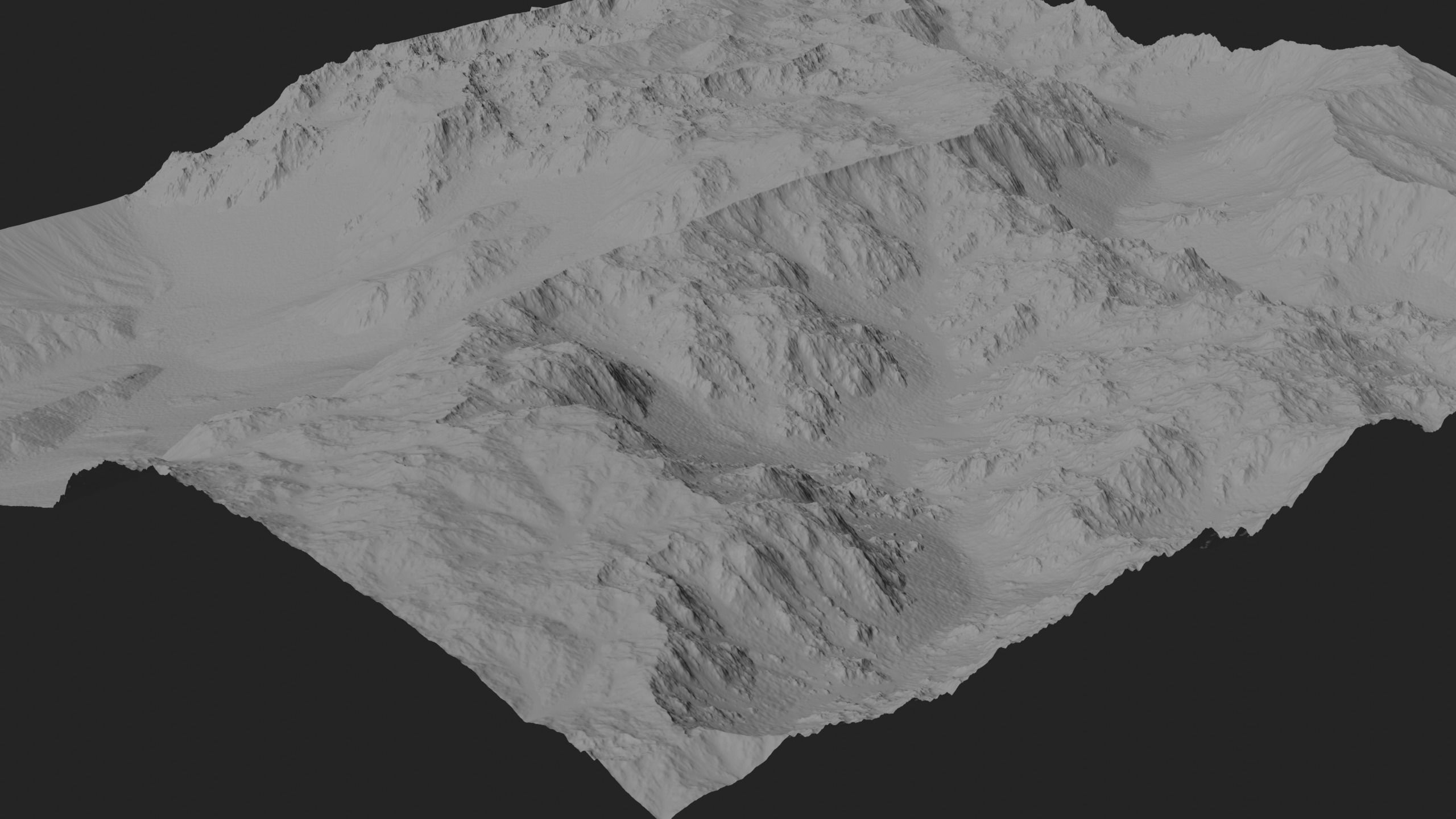 Mountain Set 1 Low-poly 3D model_59