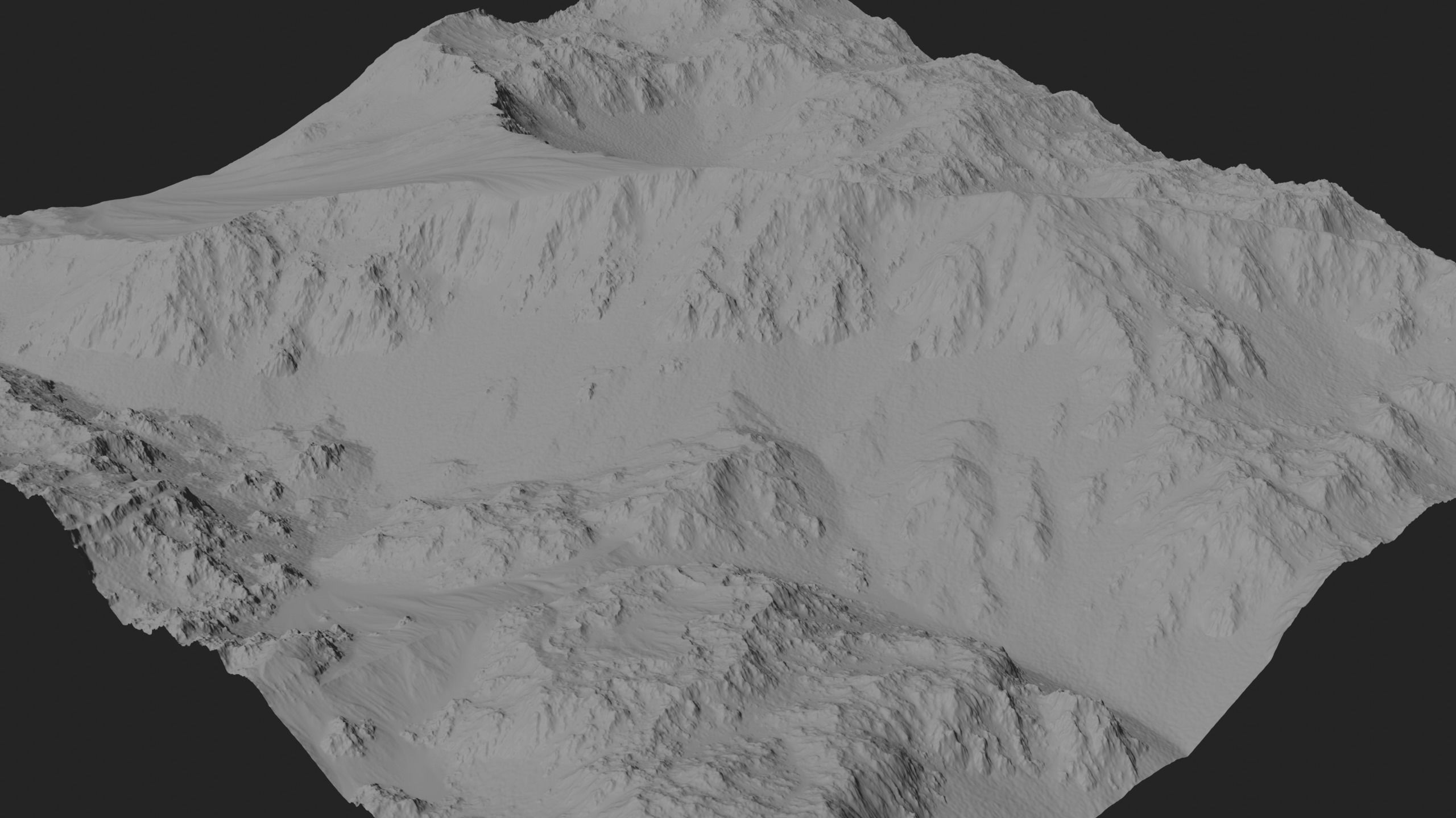 Mountain Set 1 Low-poly 3D model_66