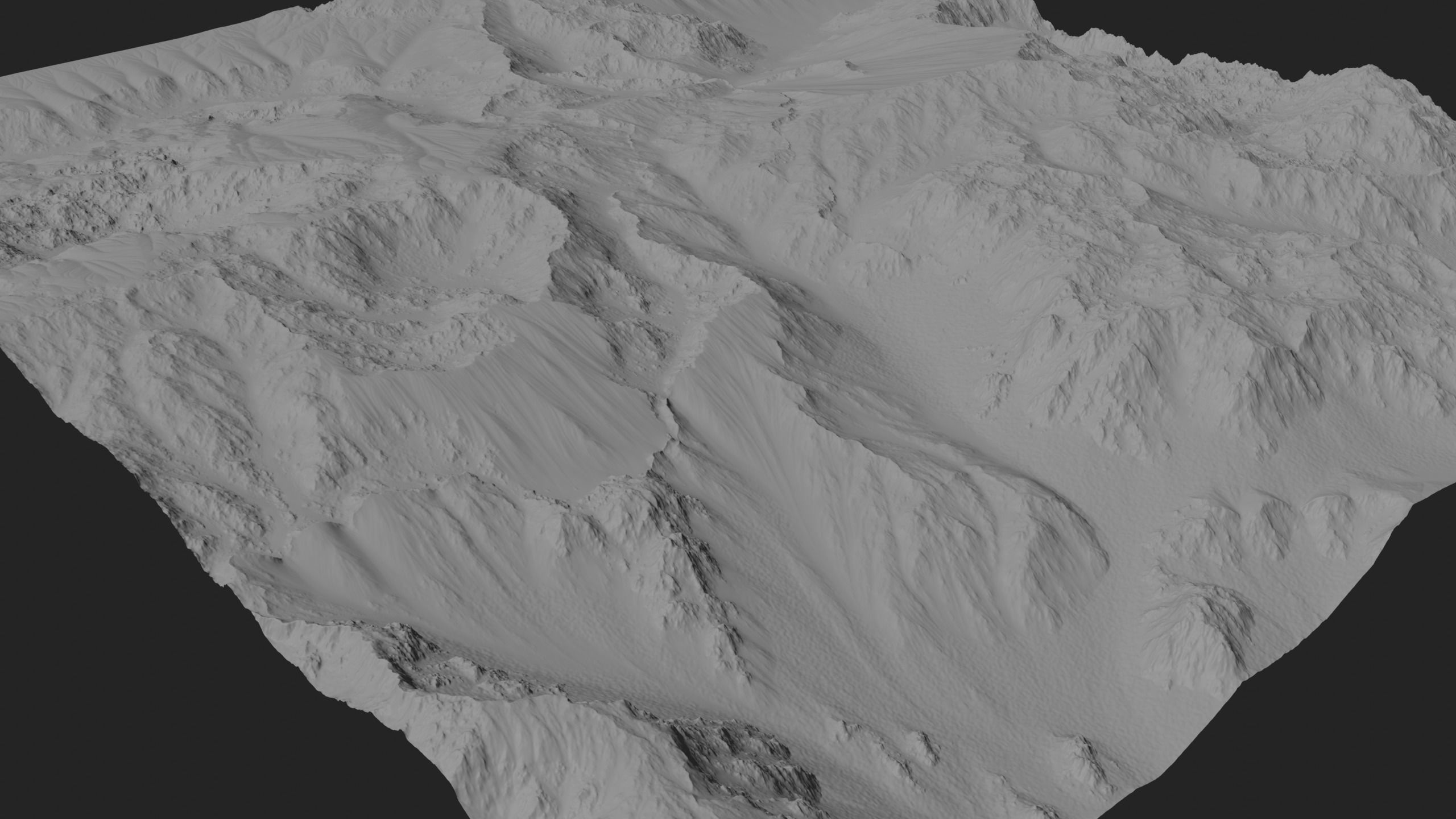 Mountain Set 1 Low-poly 3D model_83