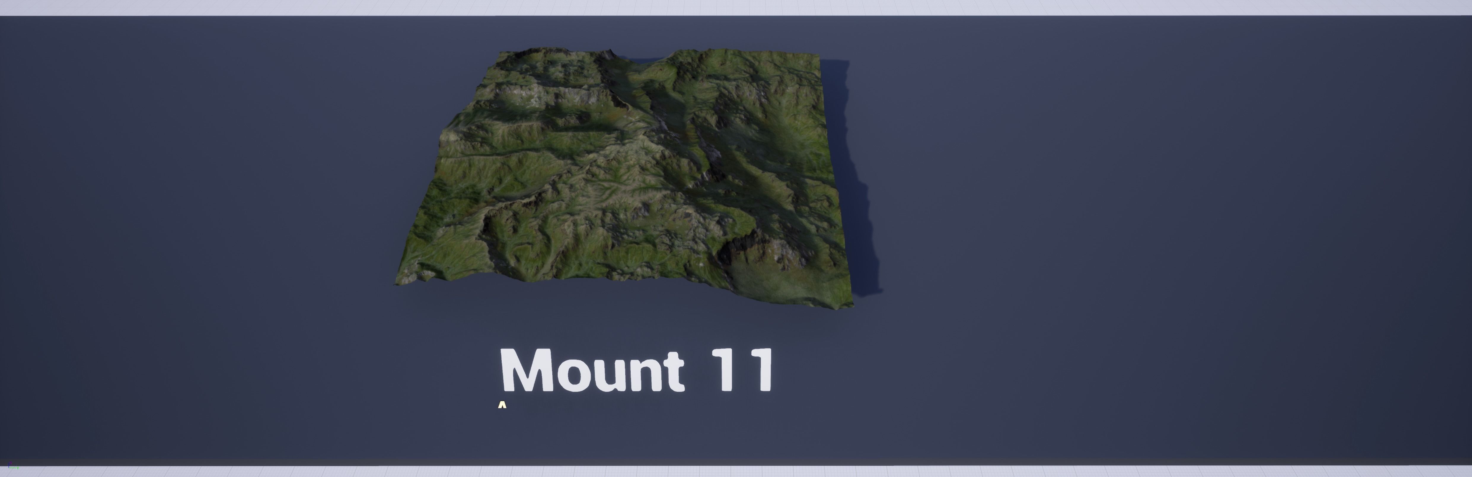 Mountain Set 1 Low-poly 3D model_70