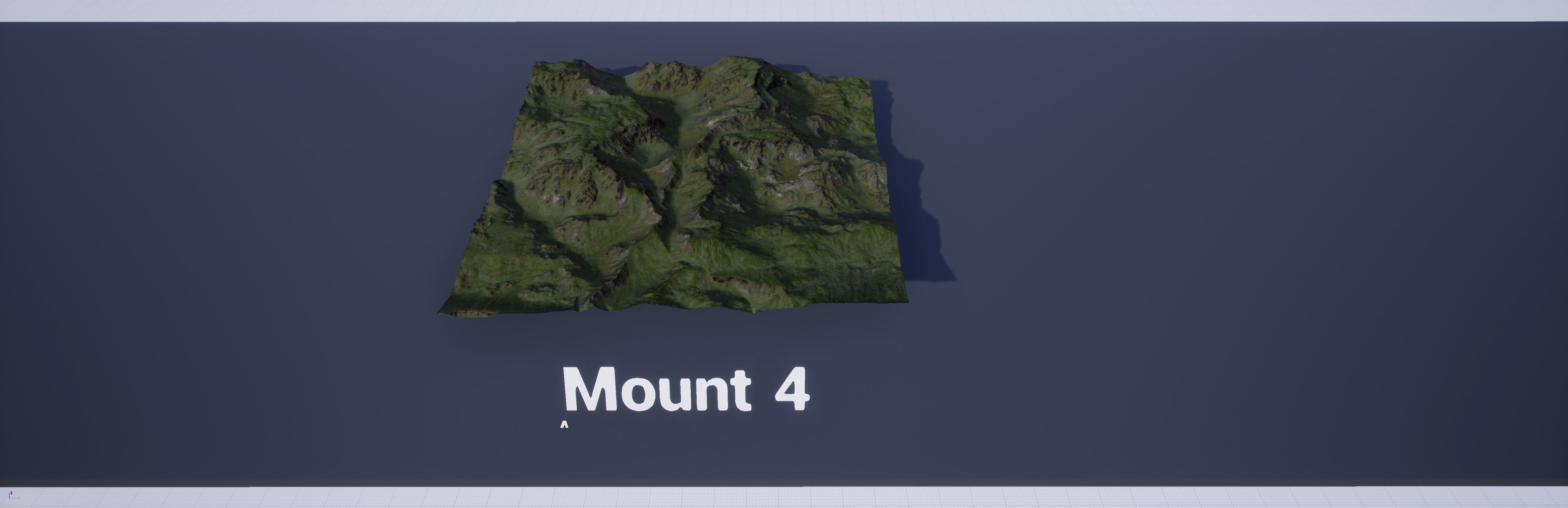 Mountain Set 1 Low-poly 3D model_22