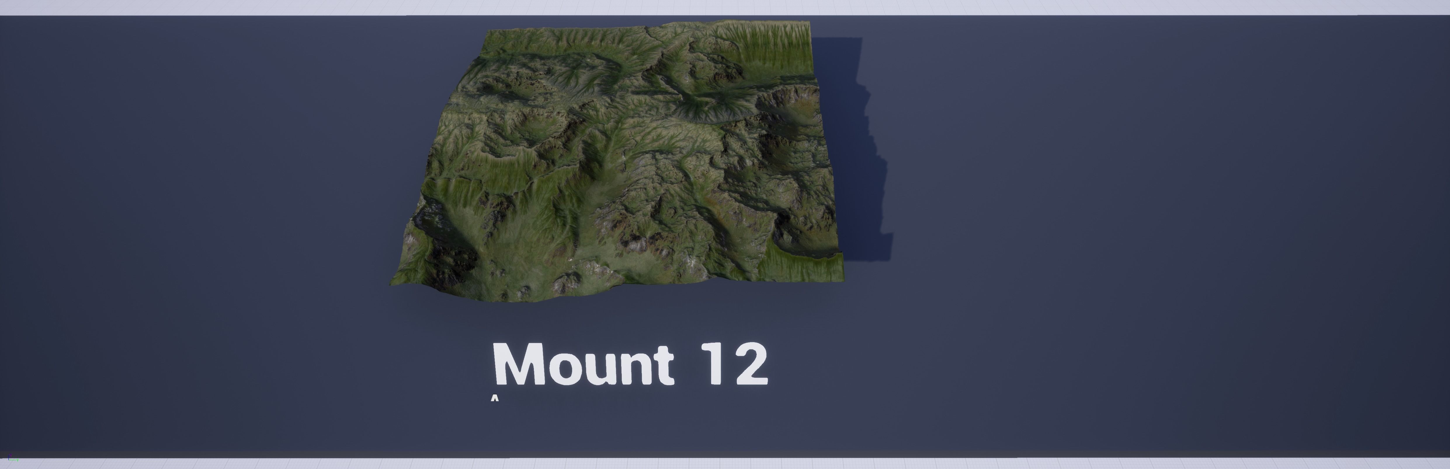 Mountain Set 1 Low-poly 3D model_81