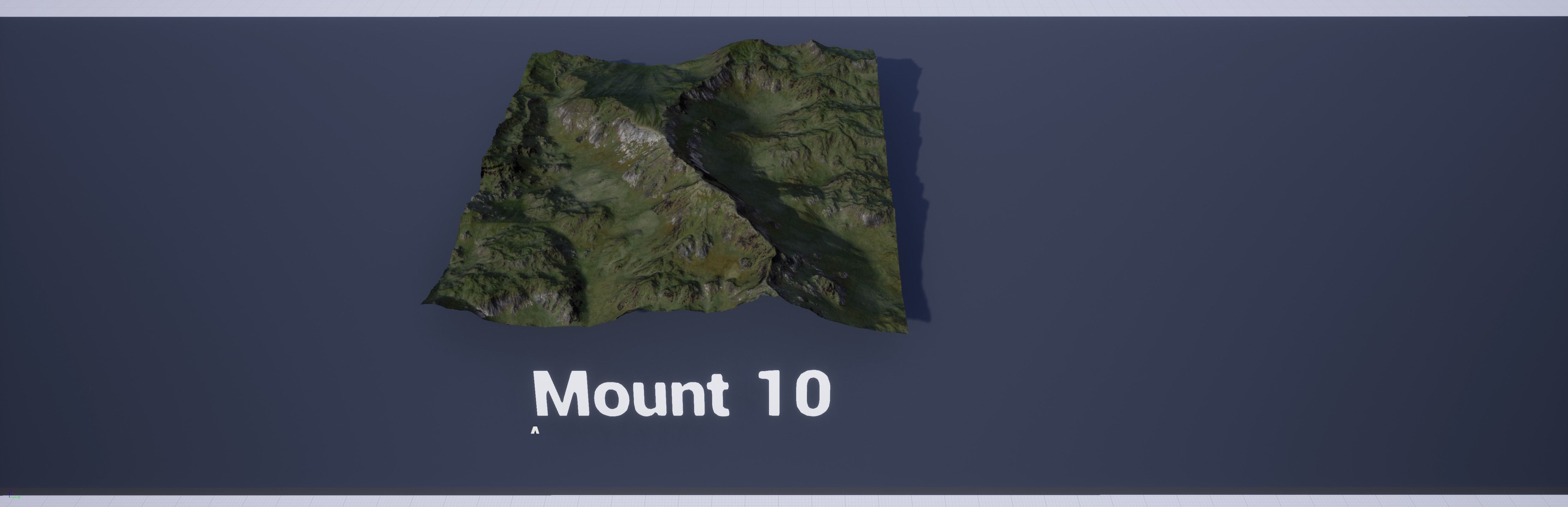 Mountain Set 1 Low-poly 3D model_64