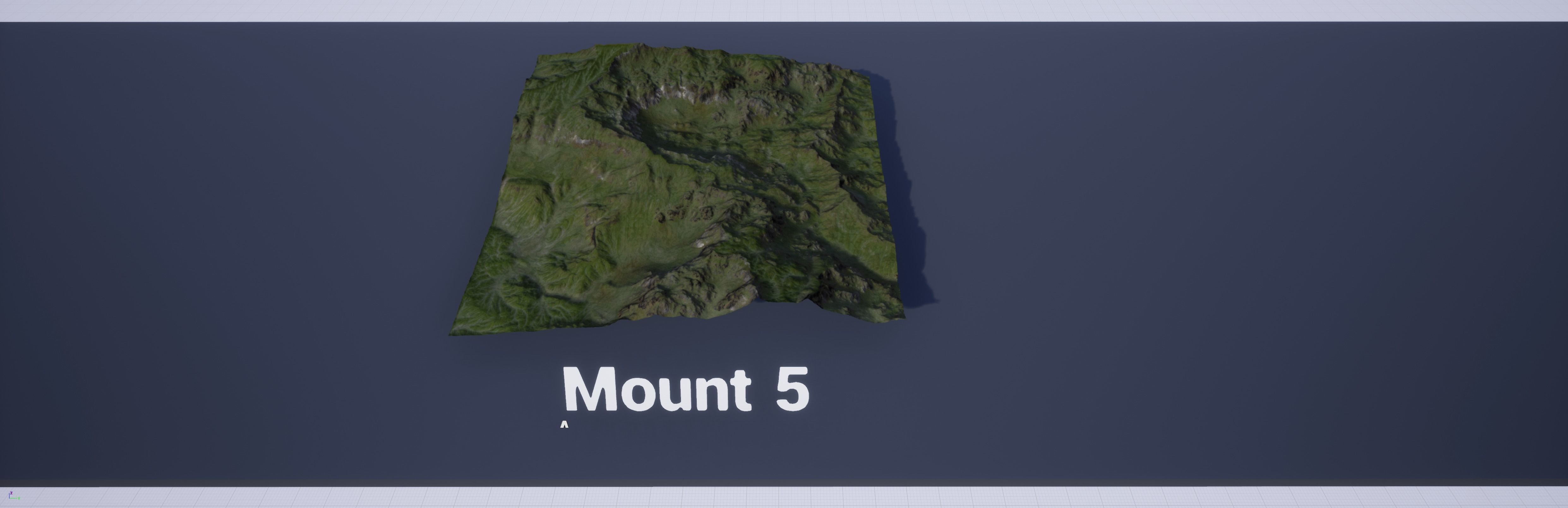 Mountain Set 1 Low-poly 3D model_27