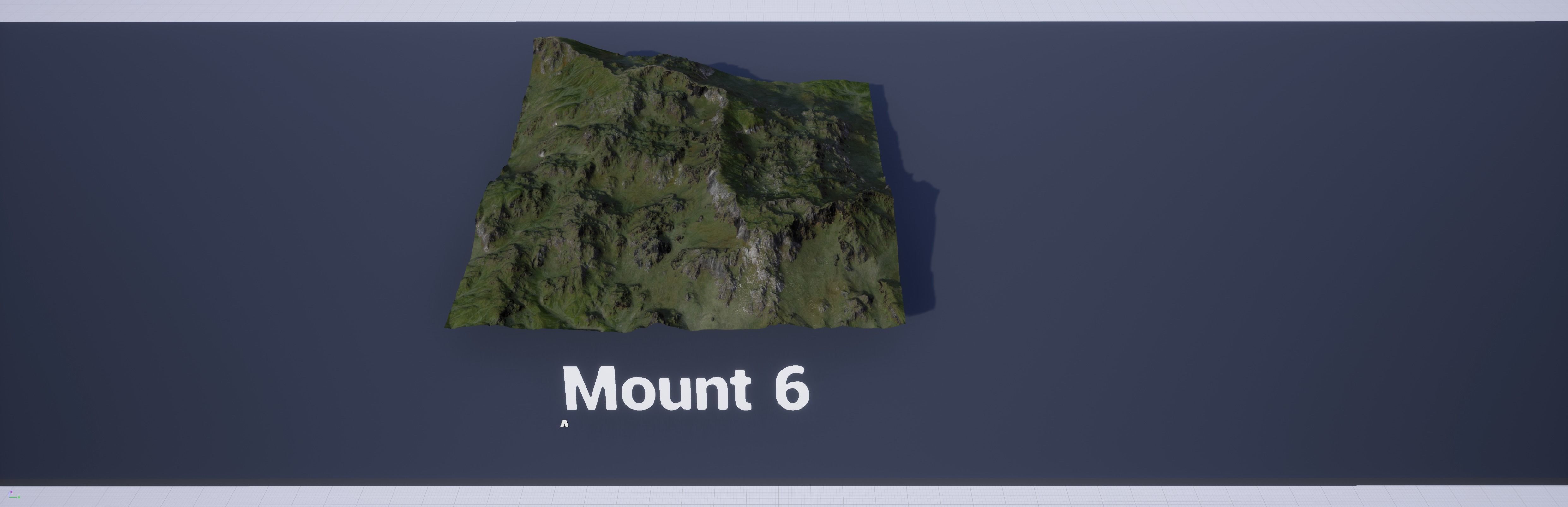 Mountain Set 1 Low-poly 3D model_37