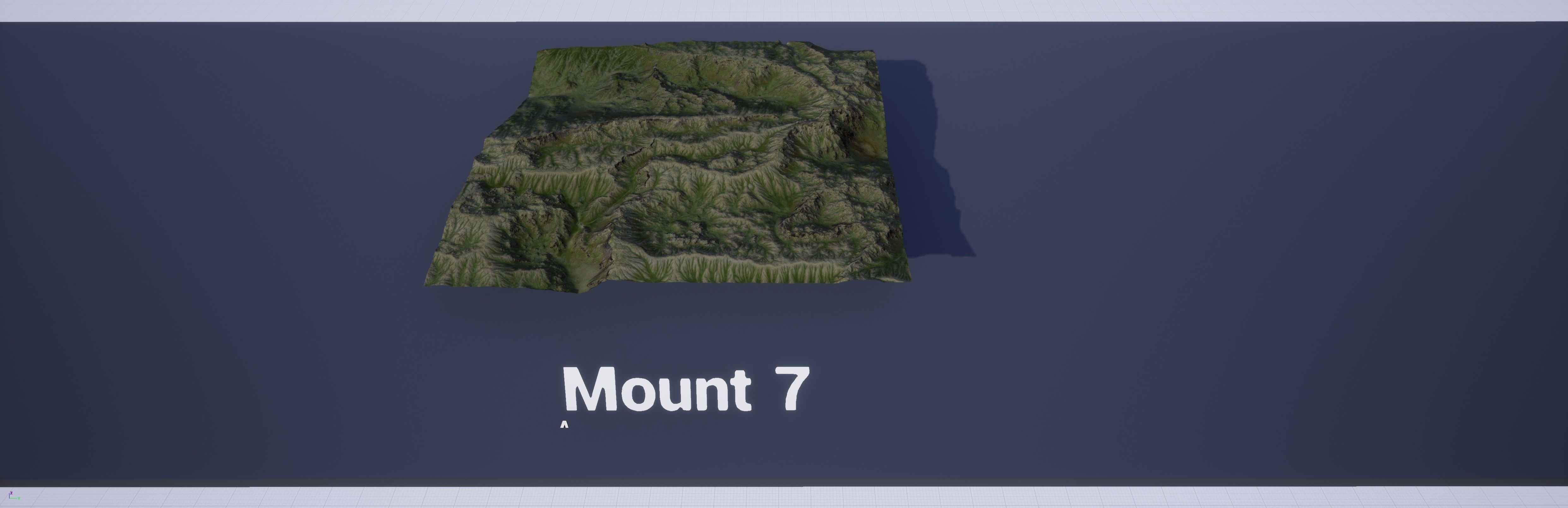 Mountain Set 1 Low-poly 3D model_42
