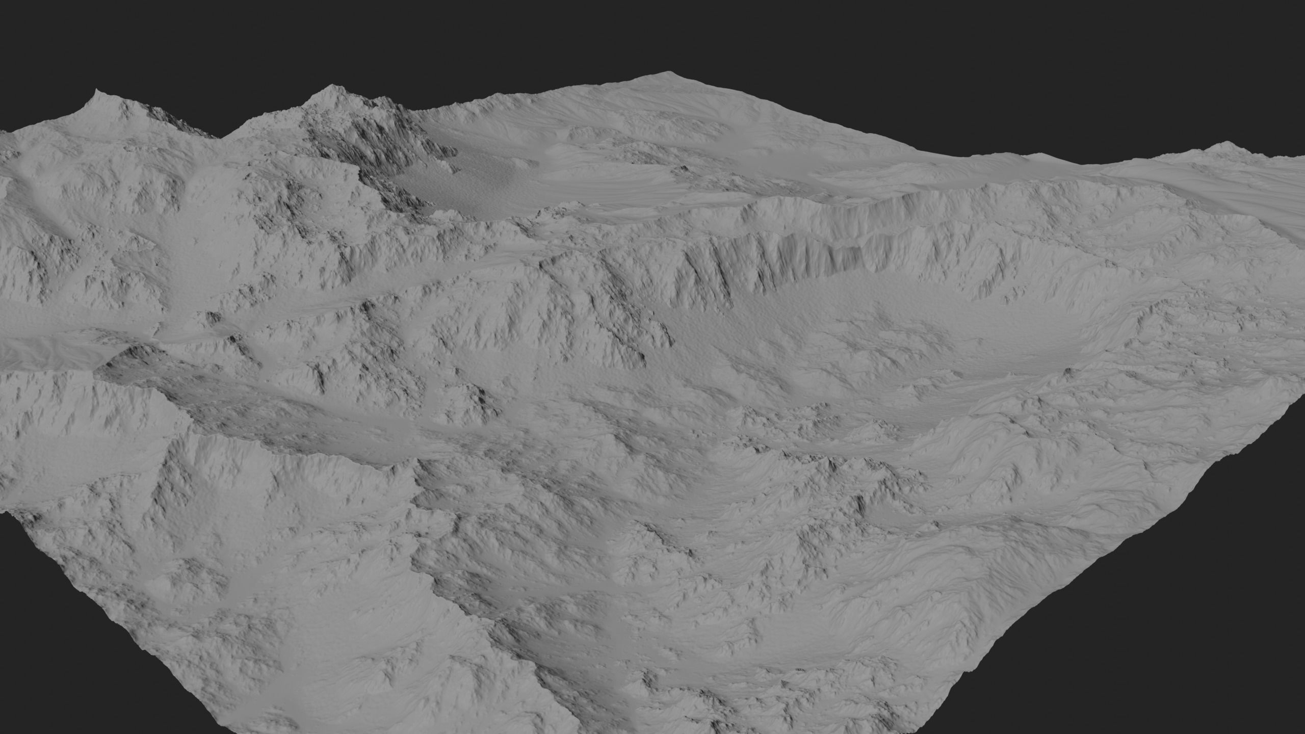 Mountain Set 1 Low-poly 3D model_31