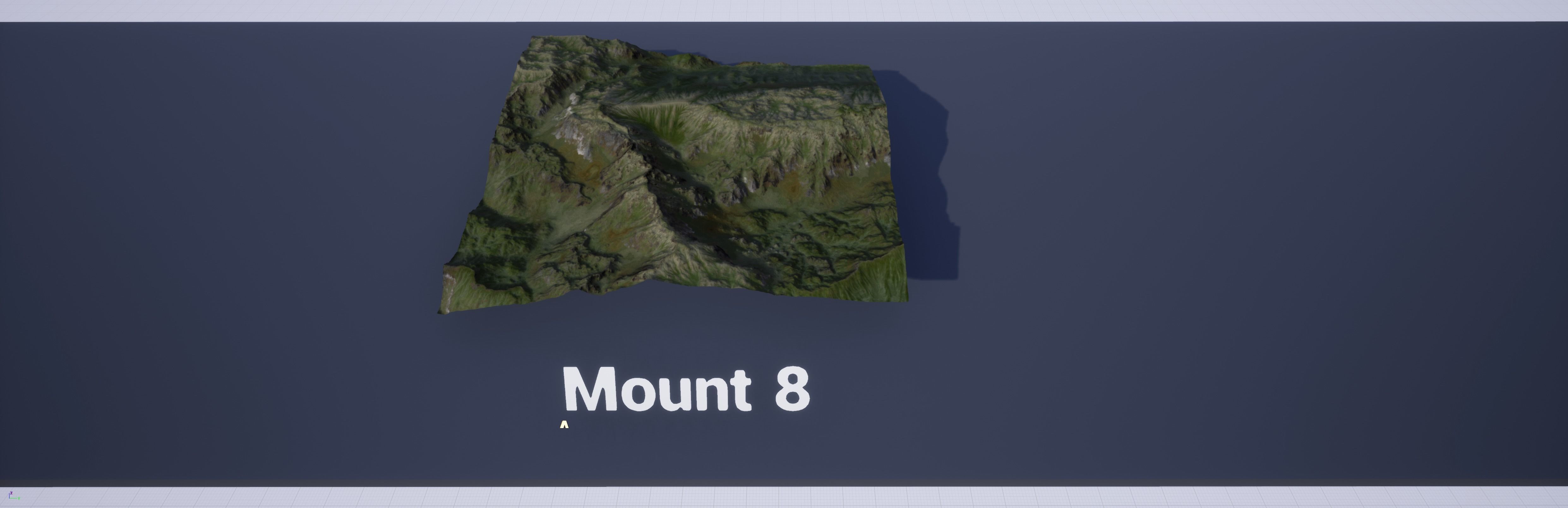 Mountain Set 1 Low-poly 3D model_48