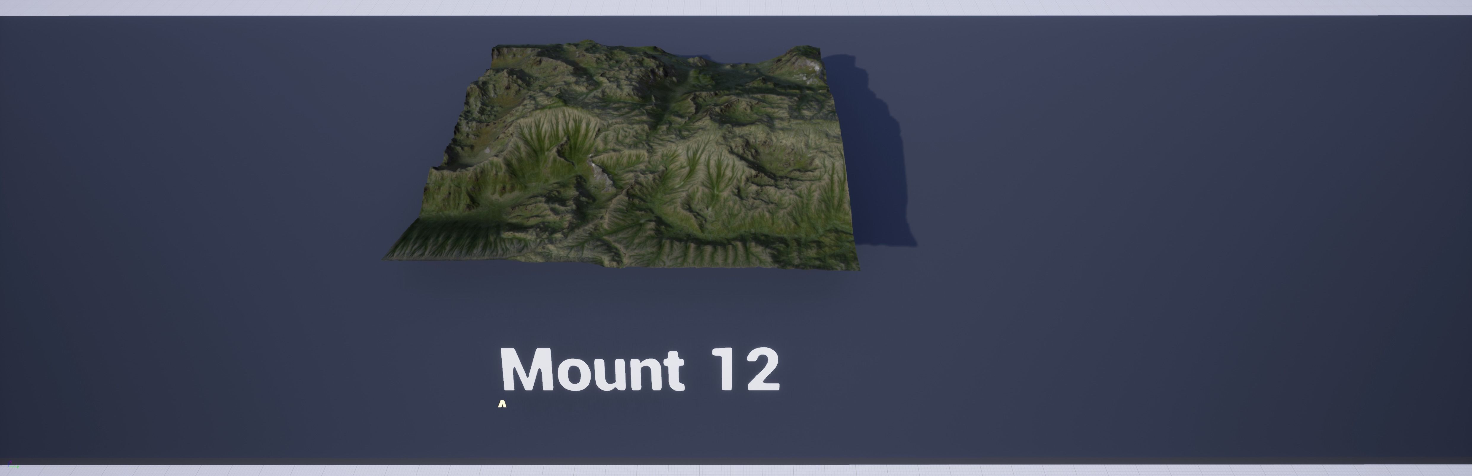 Mountain Set 1 Low-poly 3D model_79