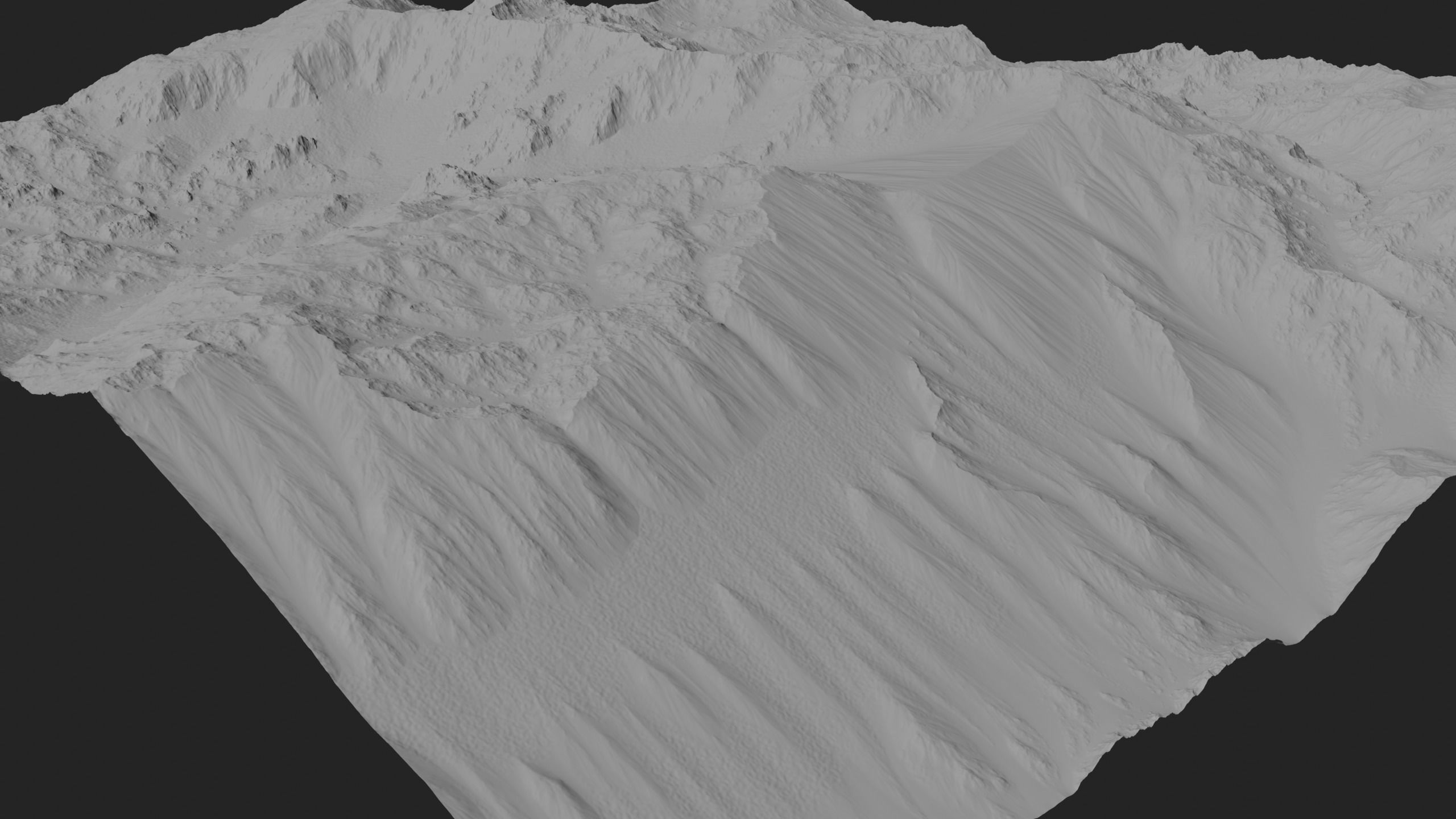 Mountain Set 1 Low-poly 3D model_52