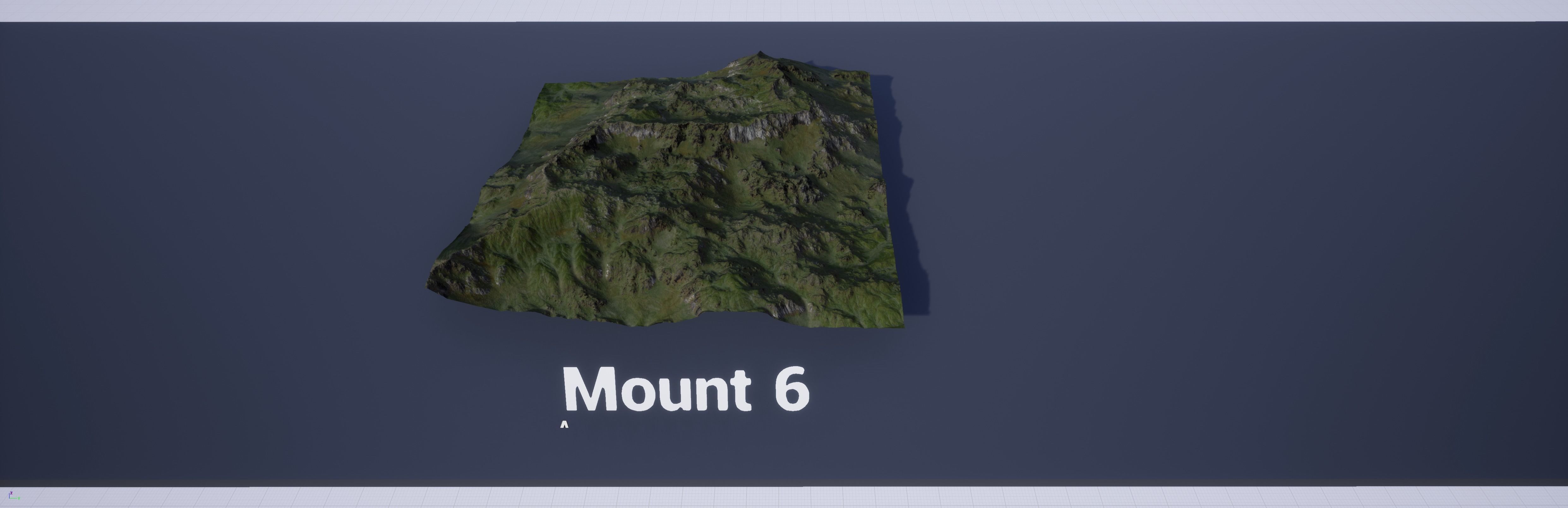 Mountain Set 1 Low-poly 3D model_36