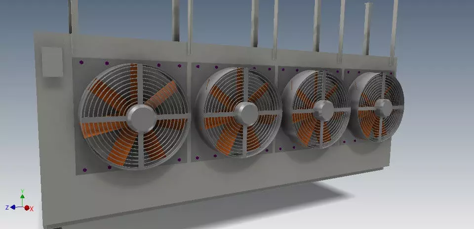 Heavy Duty Evaporator Free 3D model