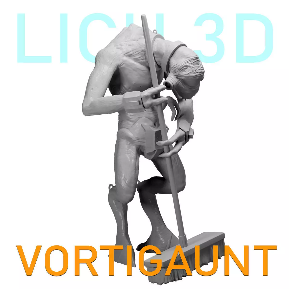 Vortigaunt and Slave Vortigaunt - STL 3D Print 3D print model_0