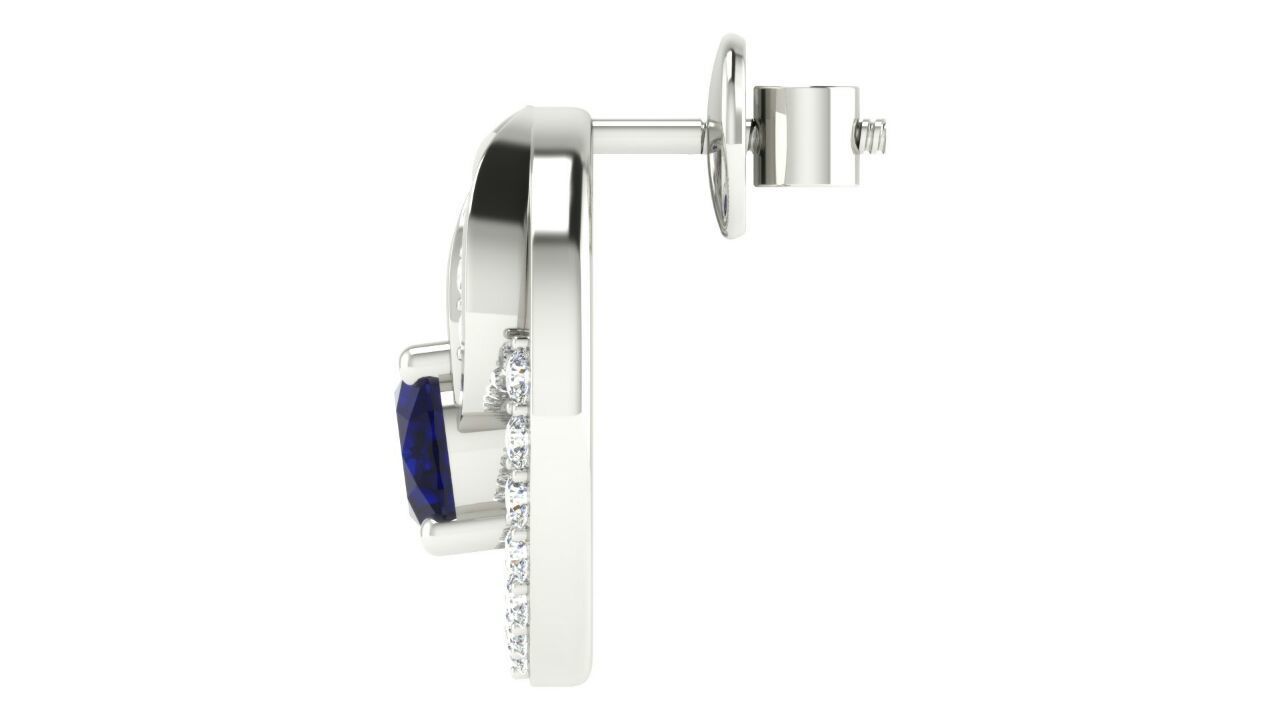 Women pendant earrings set 3dm stl mgx render detail  3D print model_1